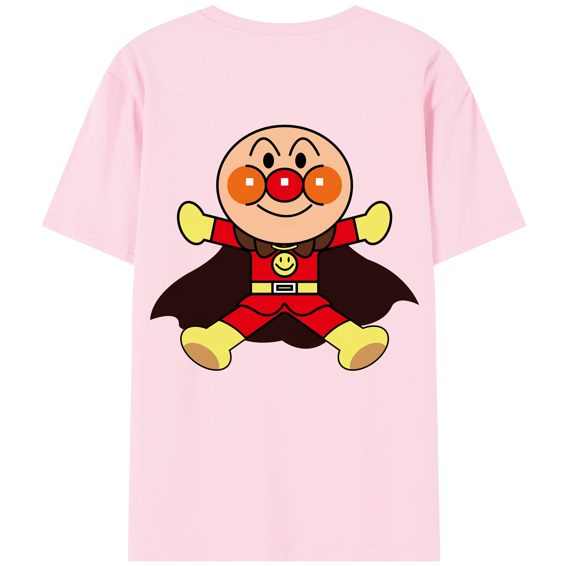 （画像用） アンパンマン Anpanman 綿100％半袖Tシャツ（背面プリント）