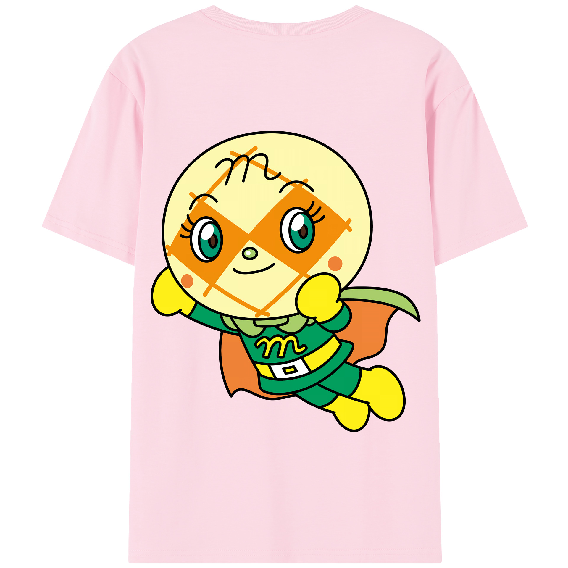 （画像用） アンパンマン Anpanman 綿100％半袖Tシャツ（背面プリント）