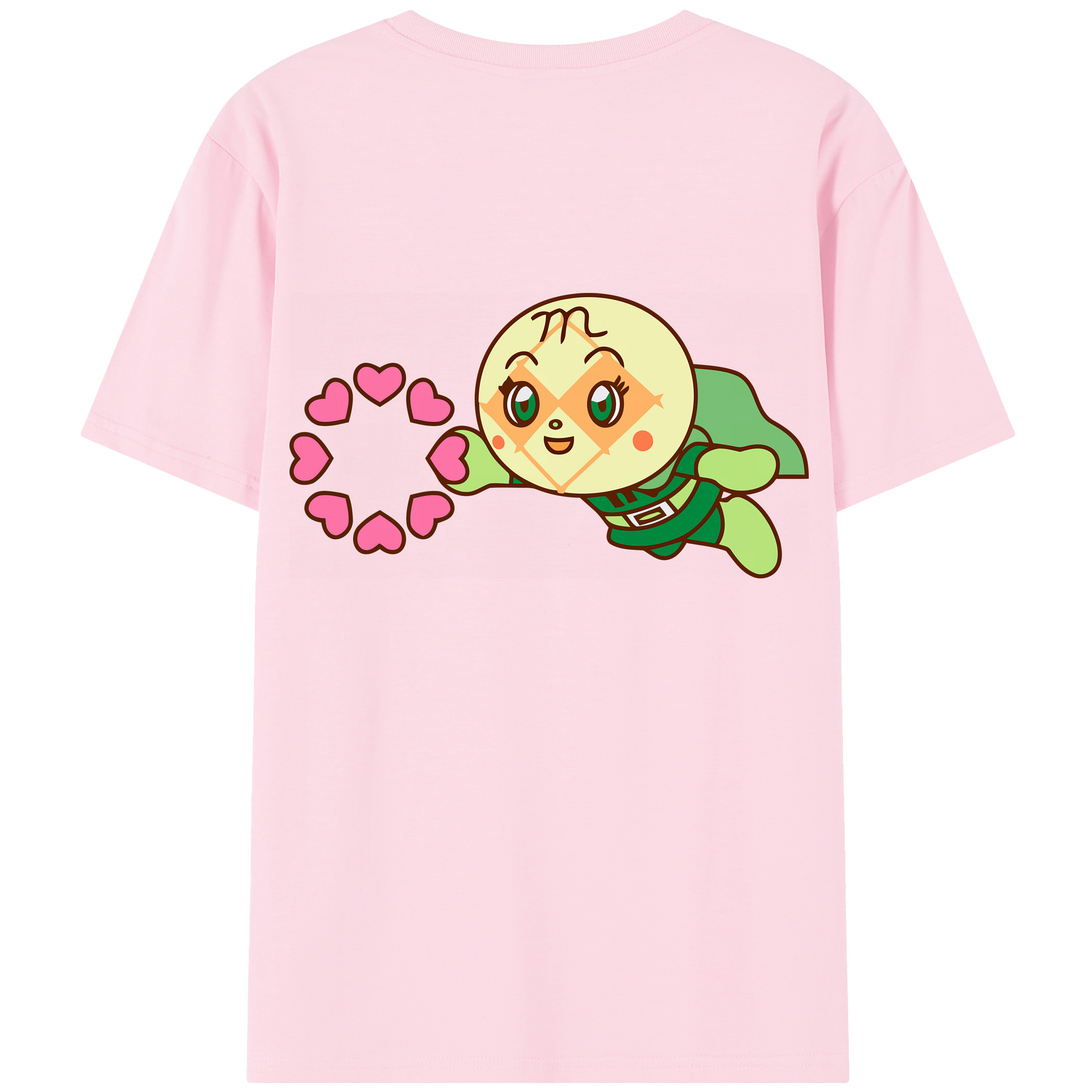 （画像用） アンパンマン Anpanman 綿100％半袖Tシャツ（背面プリント）