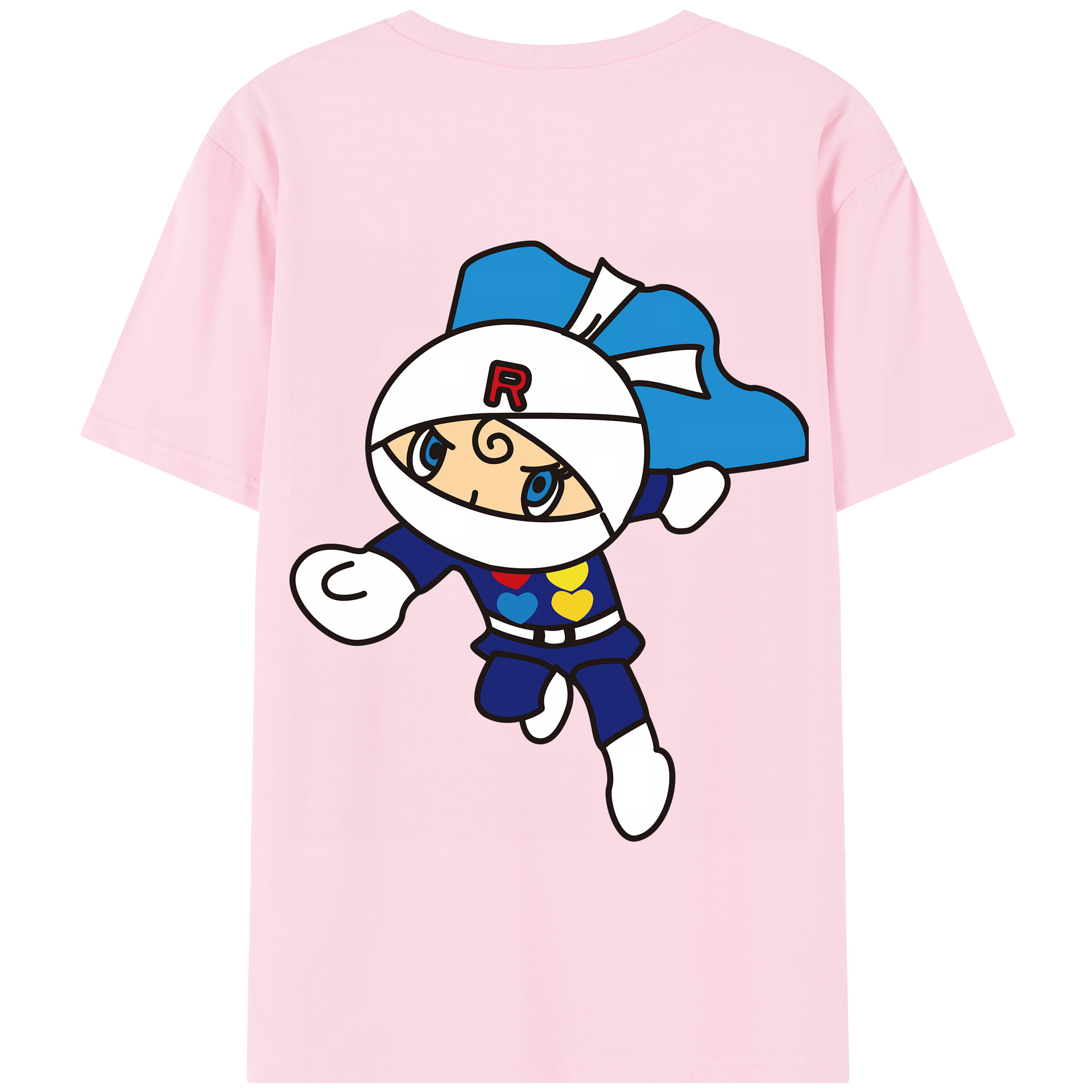 （画像用） アンパンマン Anpanman 綿100％半袖Tシャツ（背面プリント）
