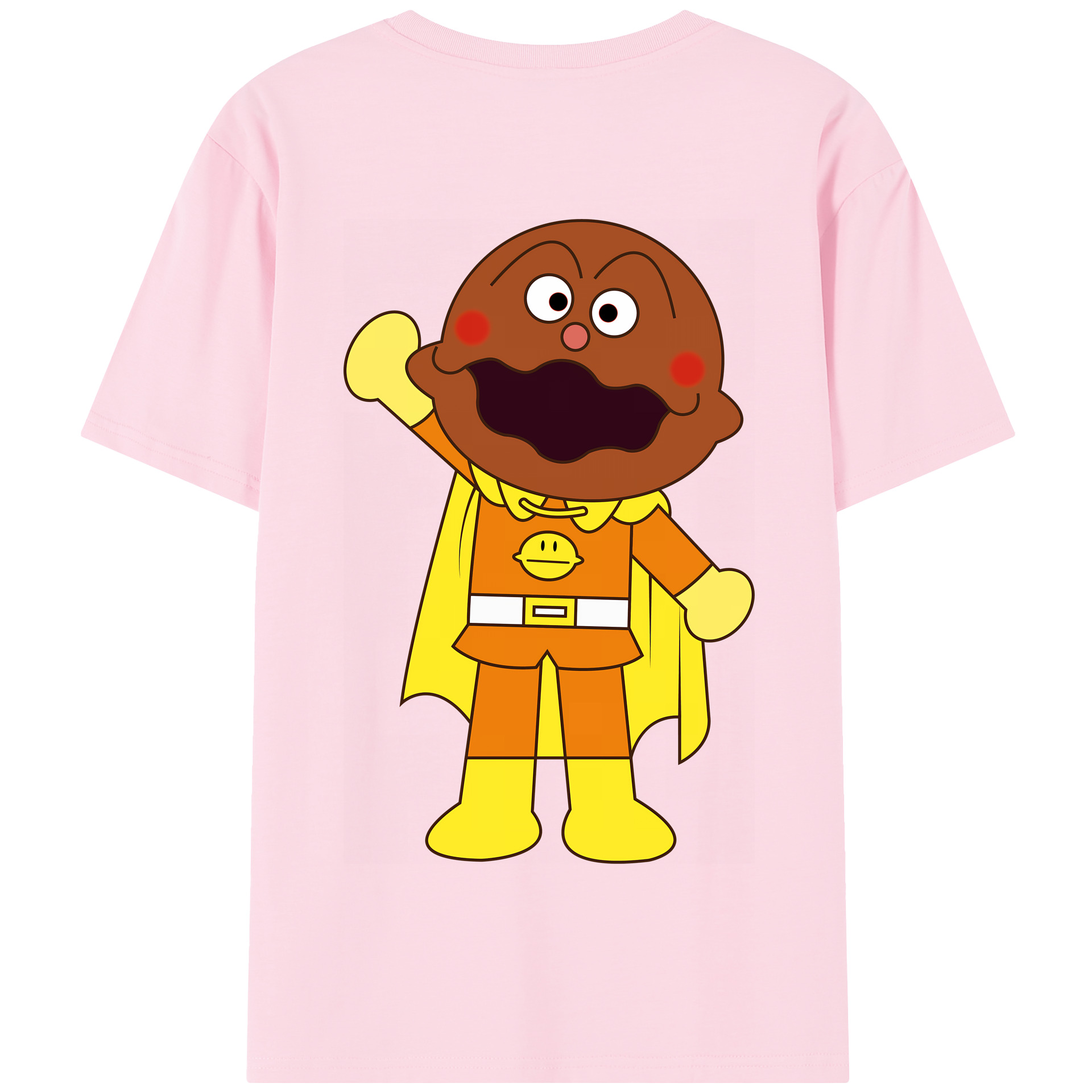 （画像用） アンパンマン Anpanman 綿100％半袖Tシャツ（背面プリント）
