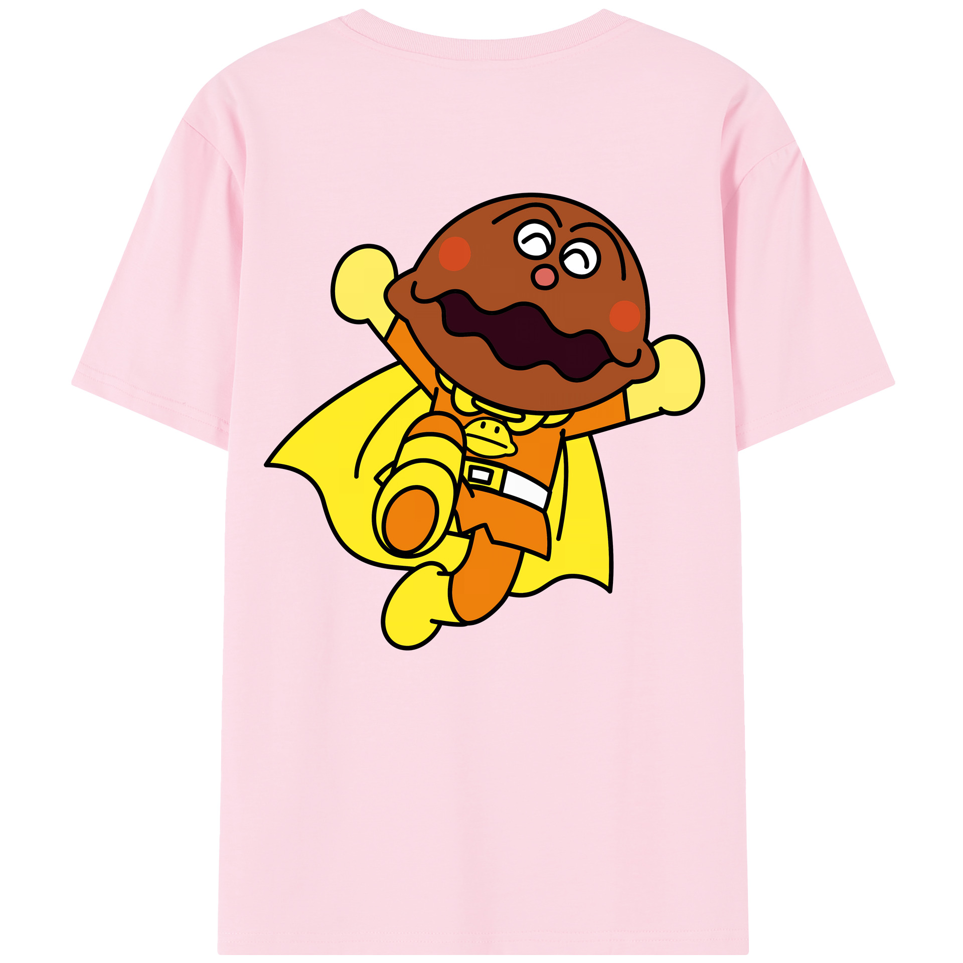 （画像用） アンパンマン Anpanman 綿100％半袖Tシャツ（背面プリント）