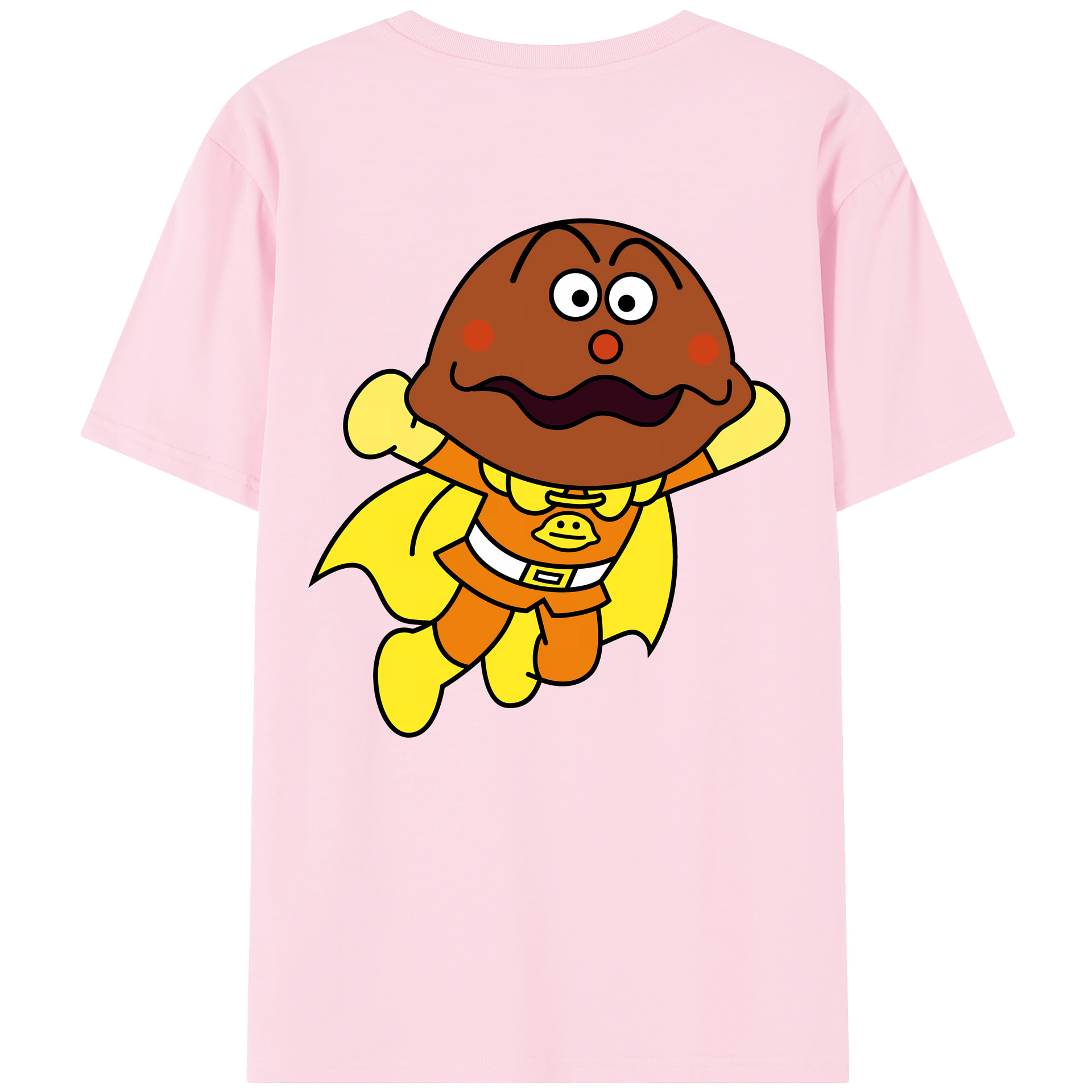 （画像用） アンパンマン Anpanman 綿100％半袖Tシャツ（背面プリント）