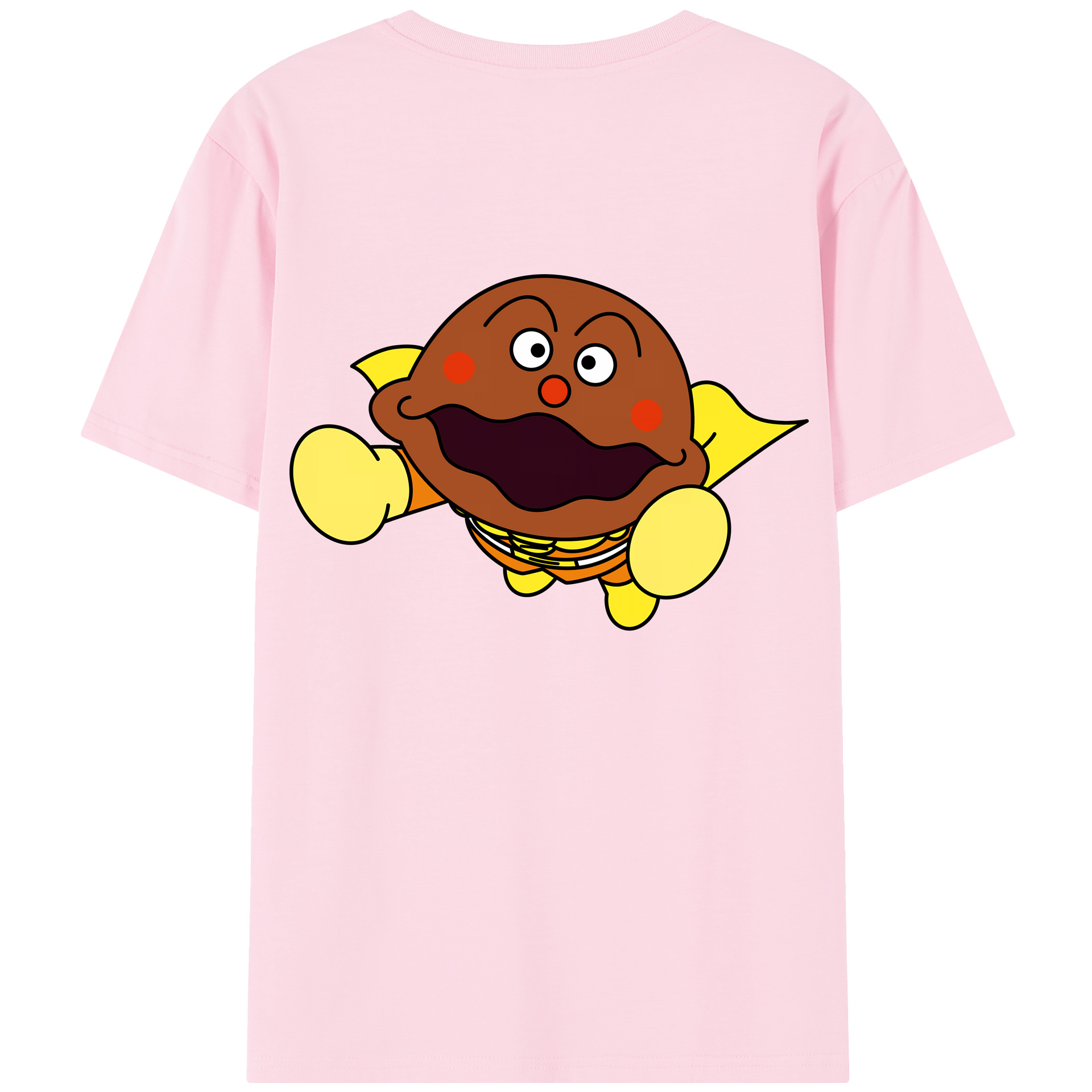 （画像用） アンパンマン Anpanman 綿100％半袖Tシャツ（背面プリント）