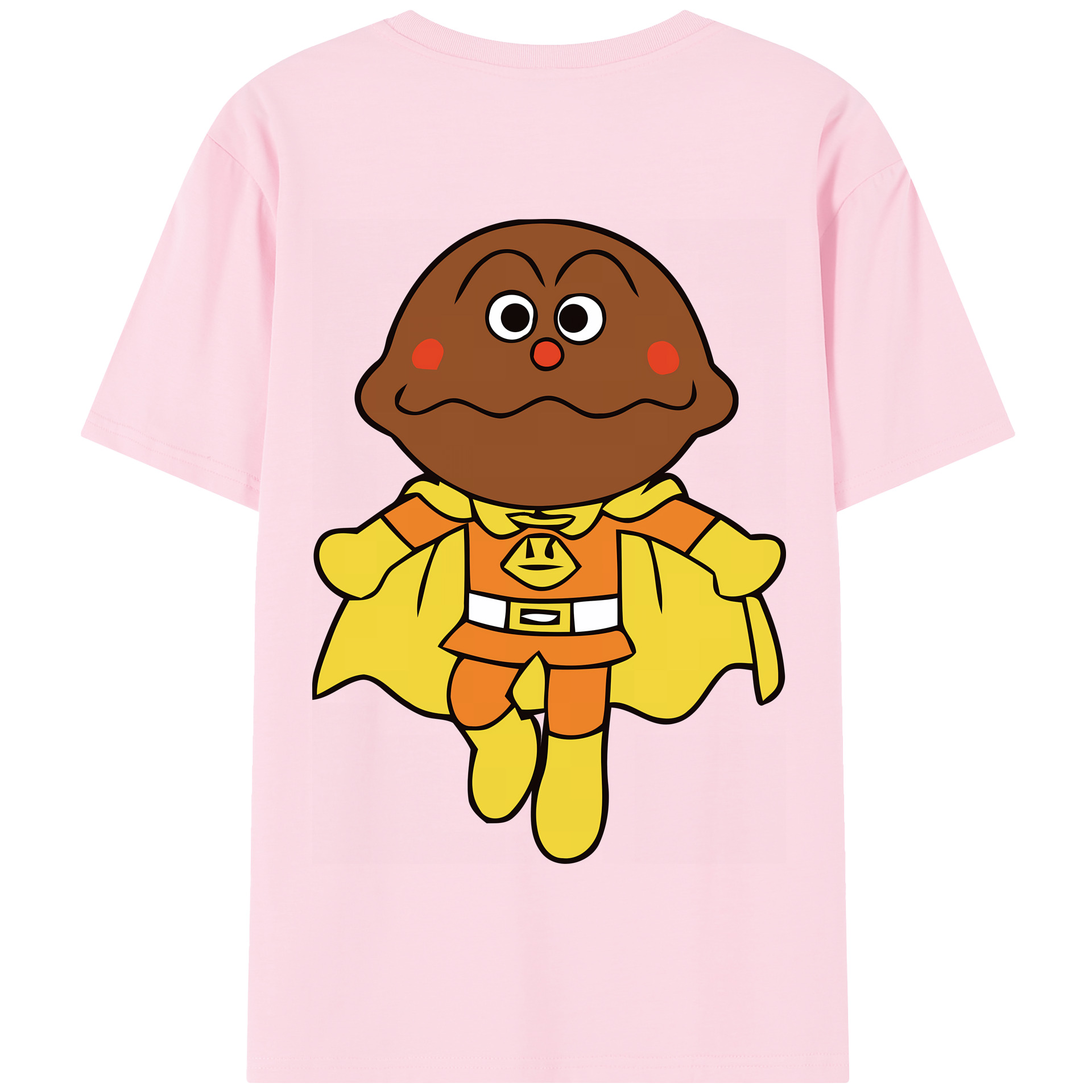 （画像用） アンパンマン Anpanman 綿100％半袖Tシャツ（背面プリント）