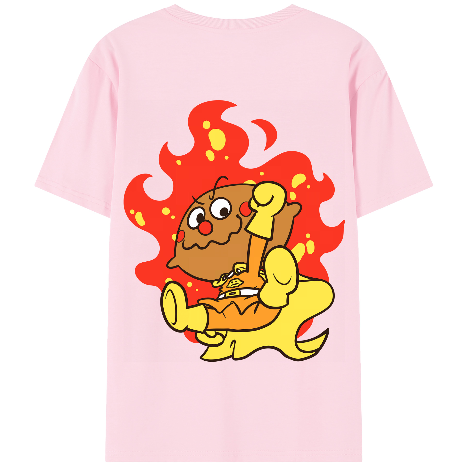 （画像用） アンパンマン Anpanman 綿100％半袖Tシャツ（背面プリント）