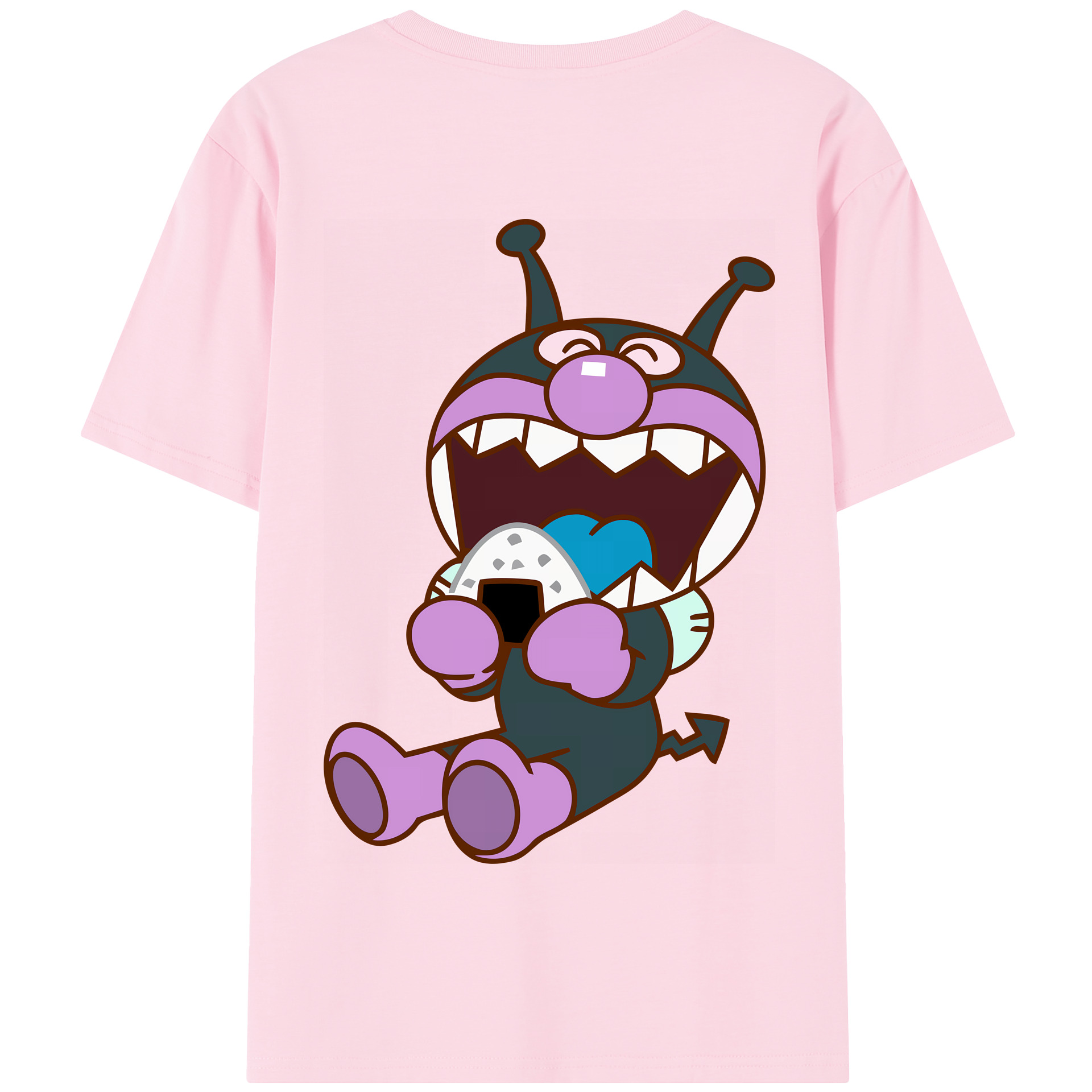 （画像用） アンパンマン Anpanman 綿100％半袖Tシャツ（背面プリント）