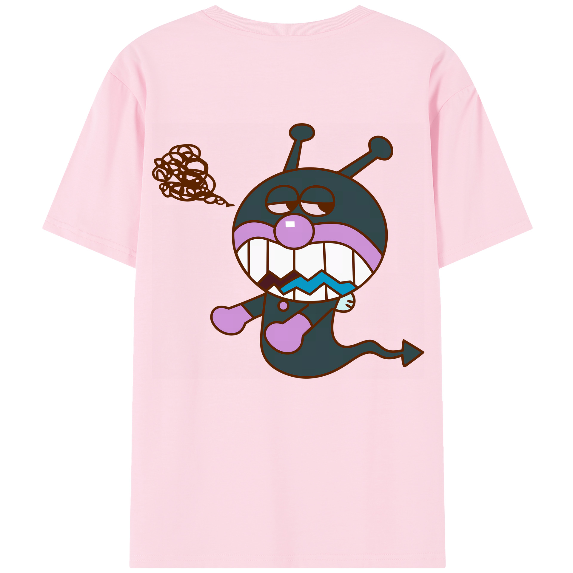 （画像用） アンパンマン Anpanman 綿100％半袖Tシャツ（背面プリント）