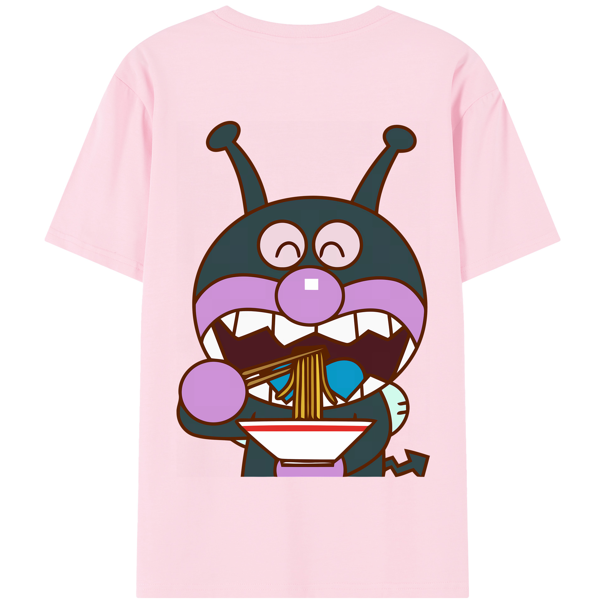 （画像用） アンパンマン Anpanman 綿100％半袖Tシャツ（背面プリント）