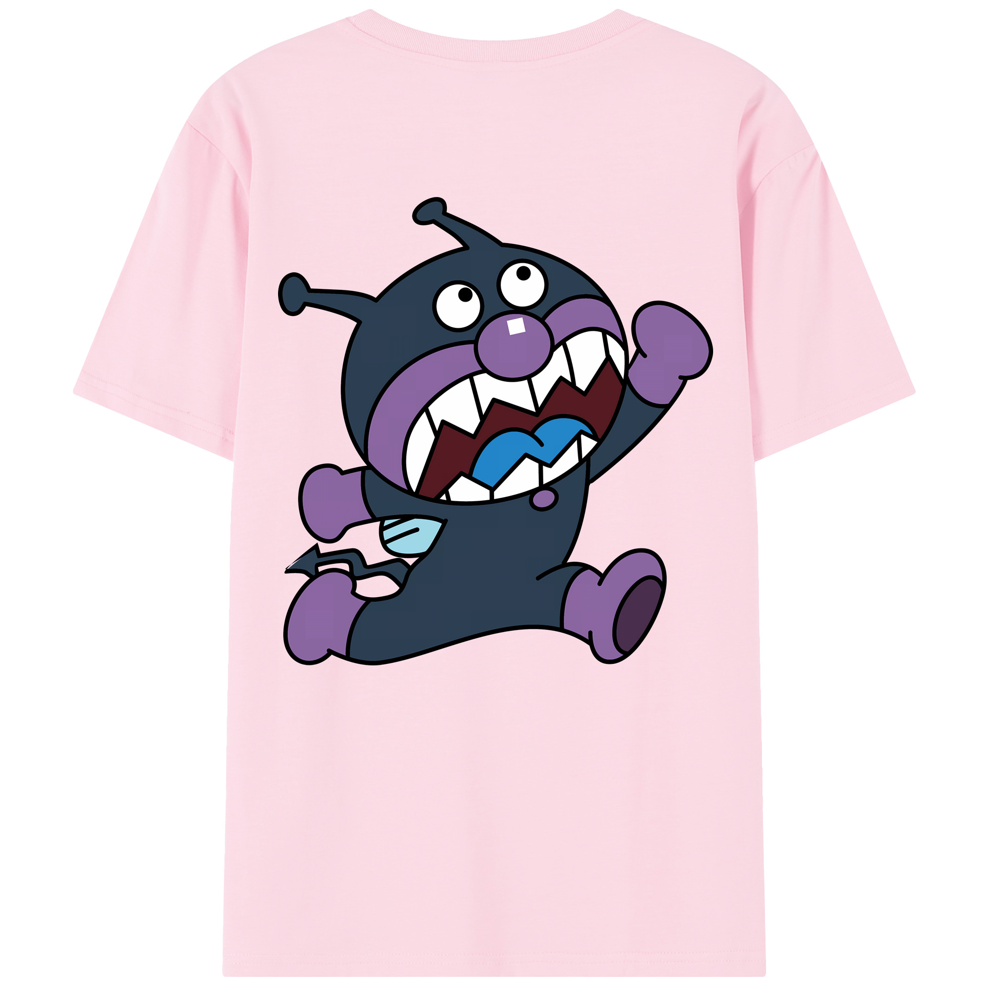 （画像用） アンパンマン Anpanman 綿100％半袖Tシャツ（背面プリント）