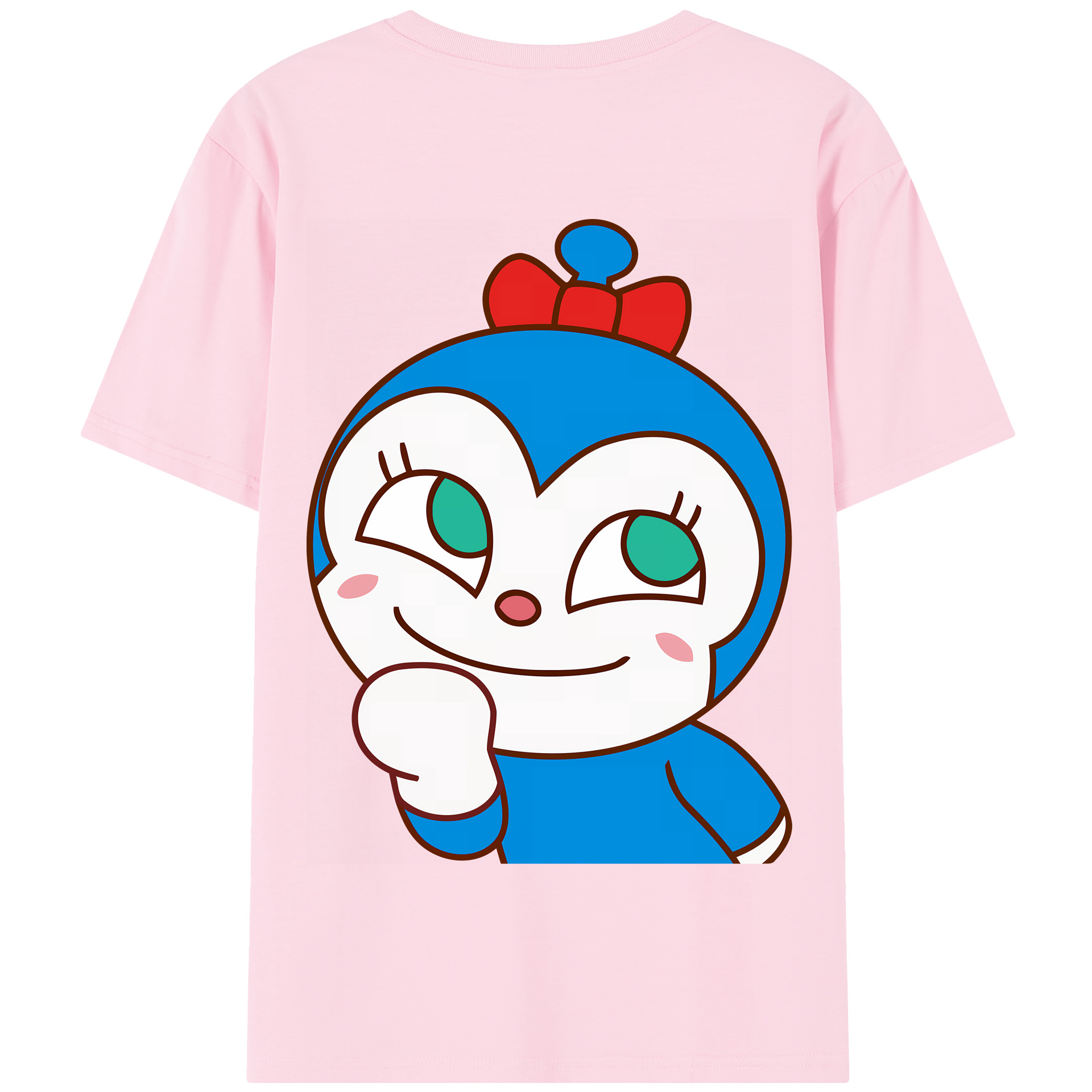 （画像用） アンパンマン Anpanman 綿100％半袖Tシャツ（背面プリント）