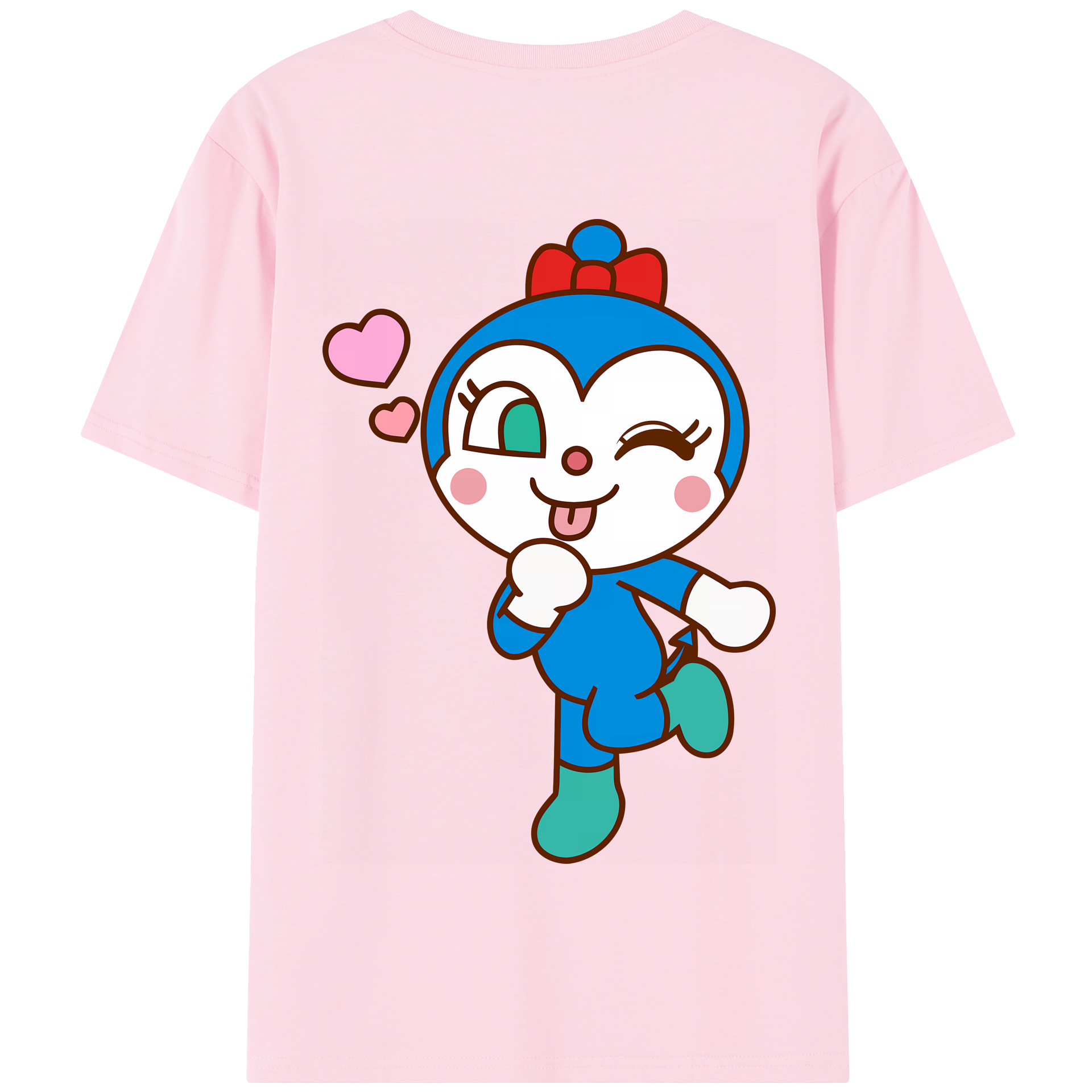 （画像用） アンパンマン Anpanman 綿100％半袖Tシャツ（背面プリント）