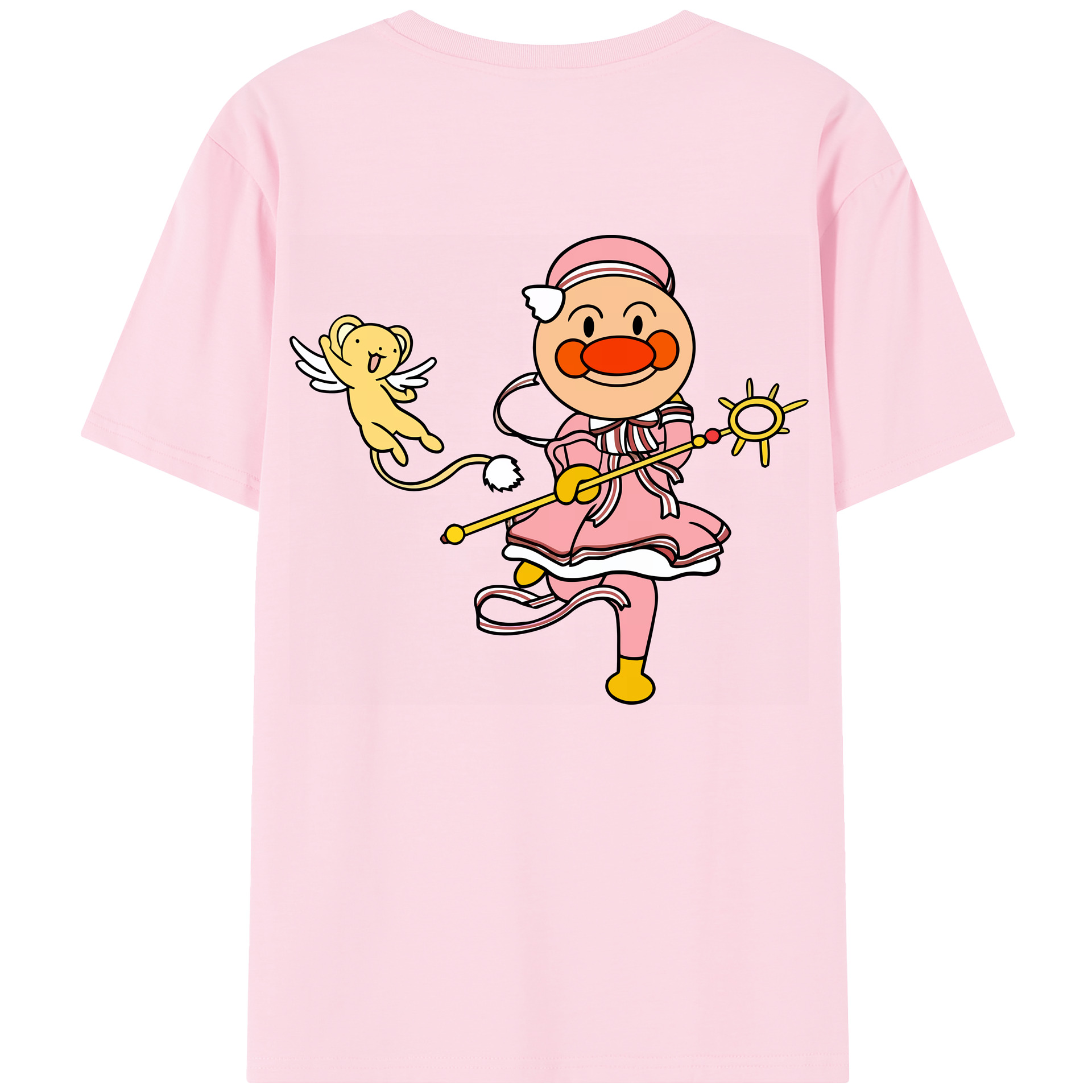 （画像用） アンパンマン Anpanman 綿100％半袖Tシャツ（背面プリント）