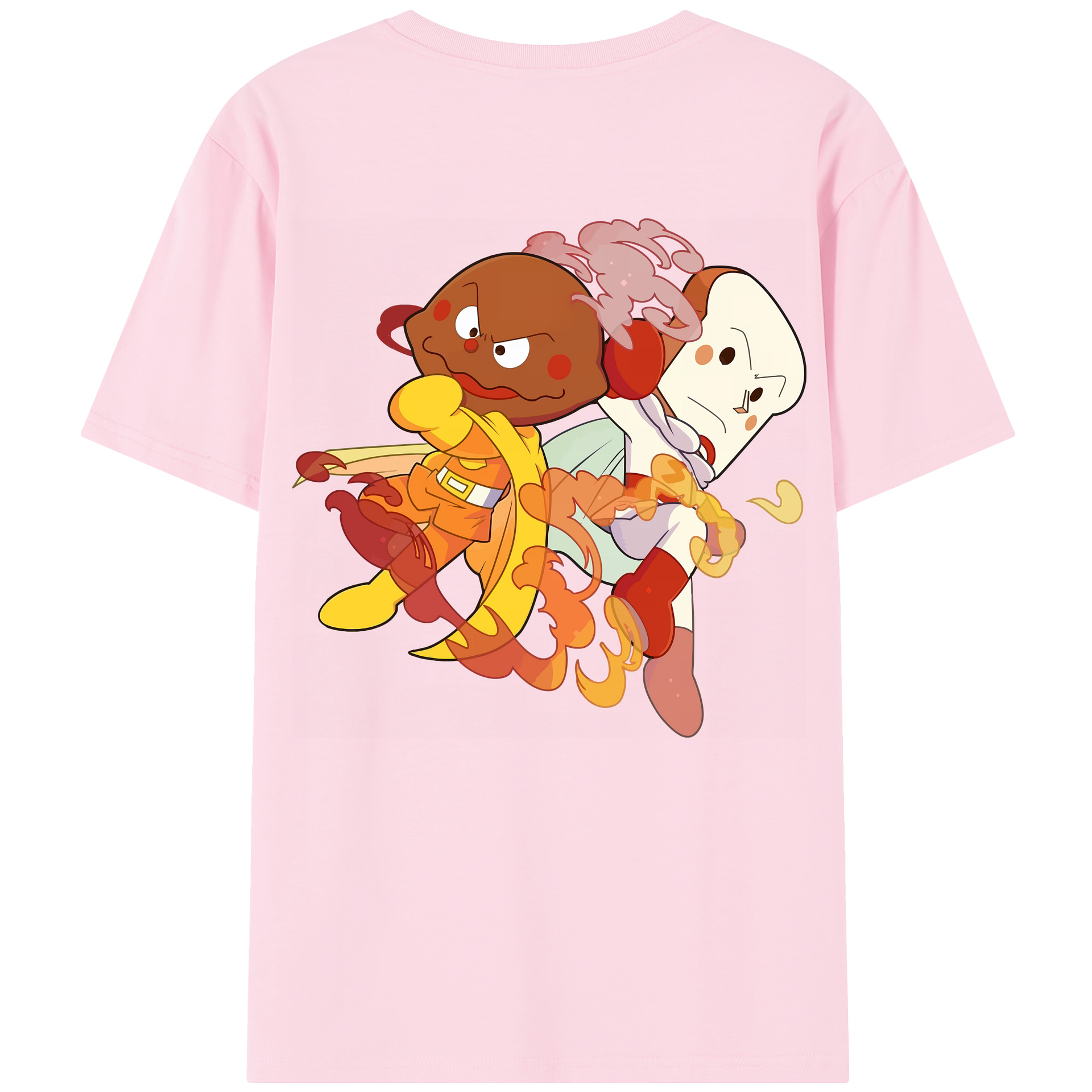 （画像用） アンパンマン Anpanman 綿100％半袖Tシャツ（背面プリント）