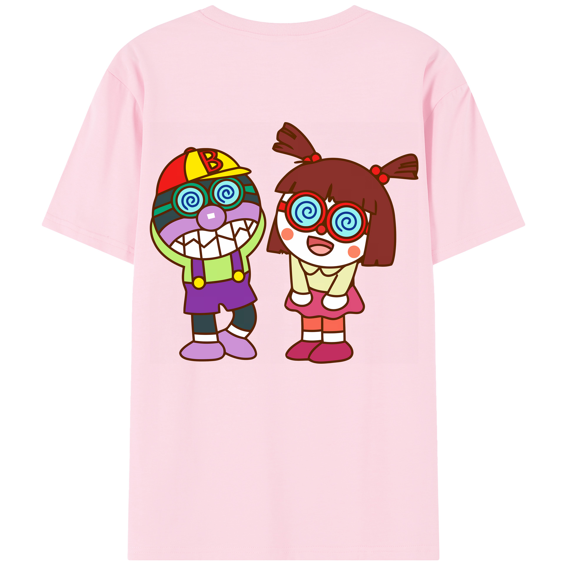 （画像用） アンパンマン Anpanman 綿100％半袖Tシャツ（背面プリント）