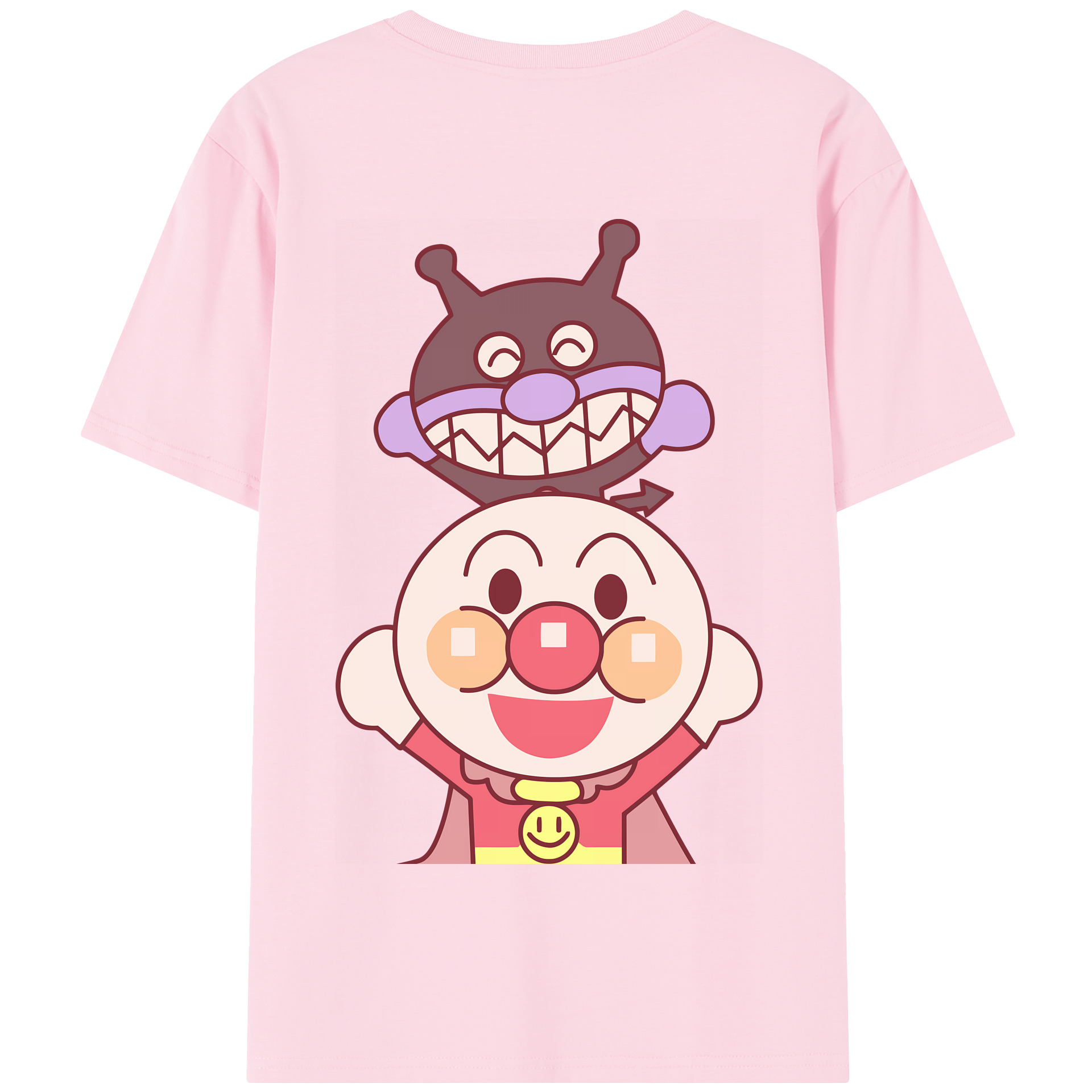 アンパンマン Anpanman 綿100％半袖Tシャツ（背面プリント）
