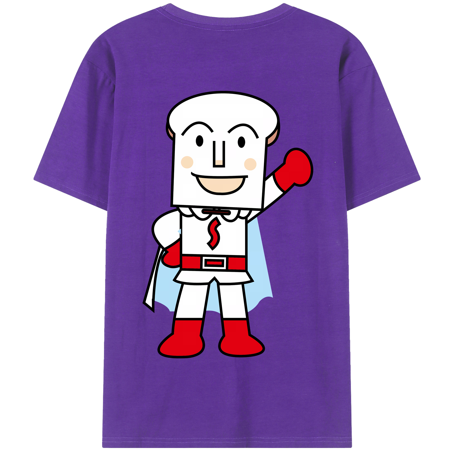 （画像用） アンパンマン Anpanman 綿100％半袖Tシャツ（背面プリント）