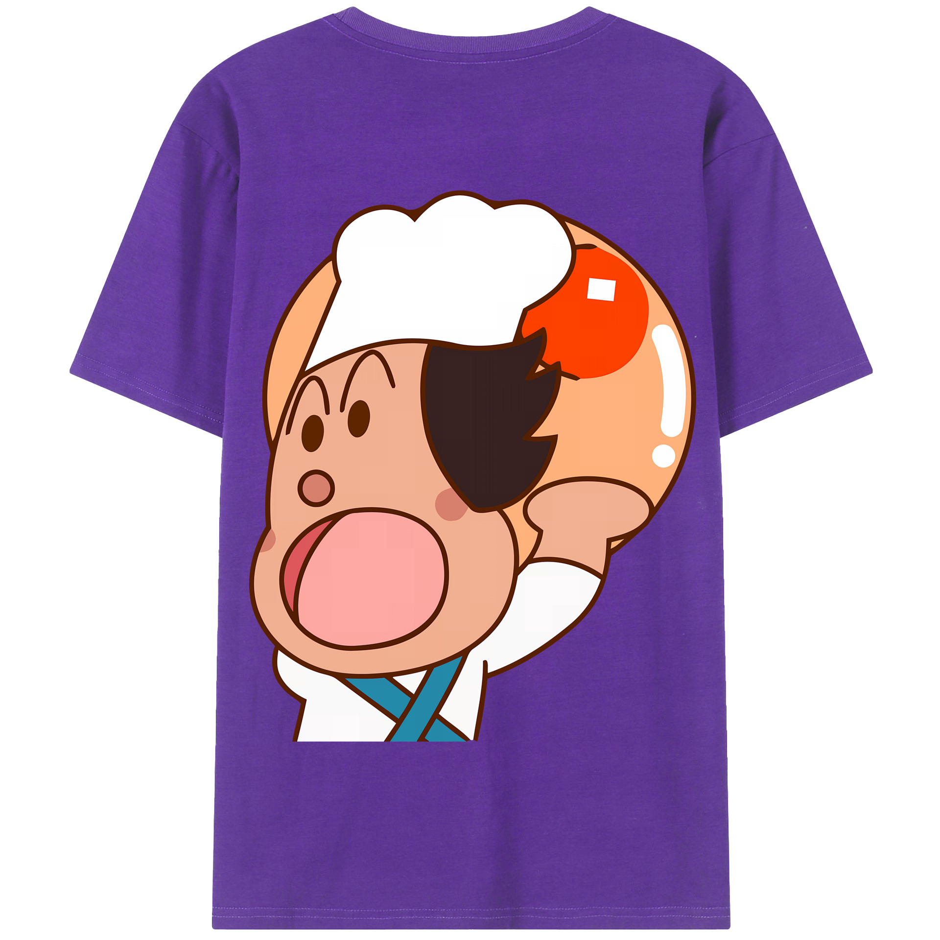 （画像用） アンパンマン Anpanman 綿100％半袖Tシャツ（背面プリント）