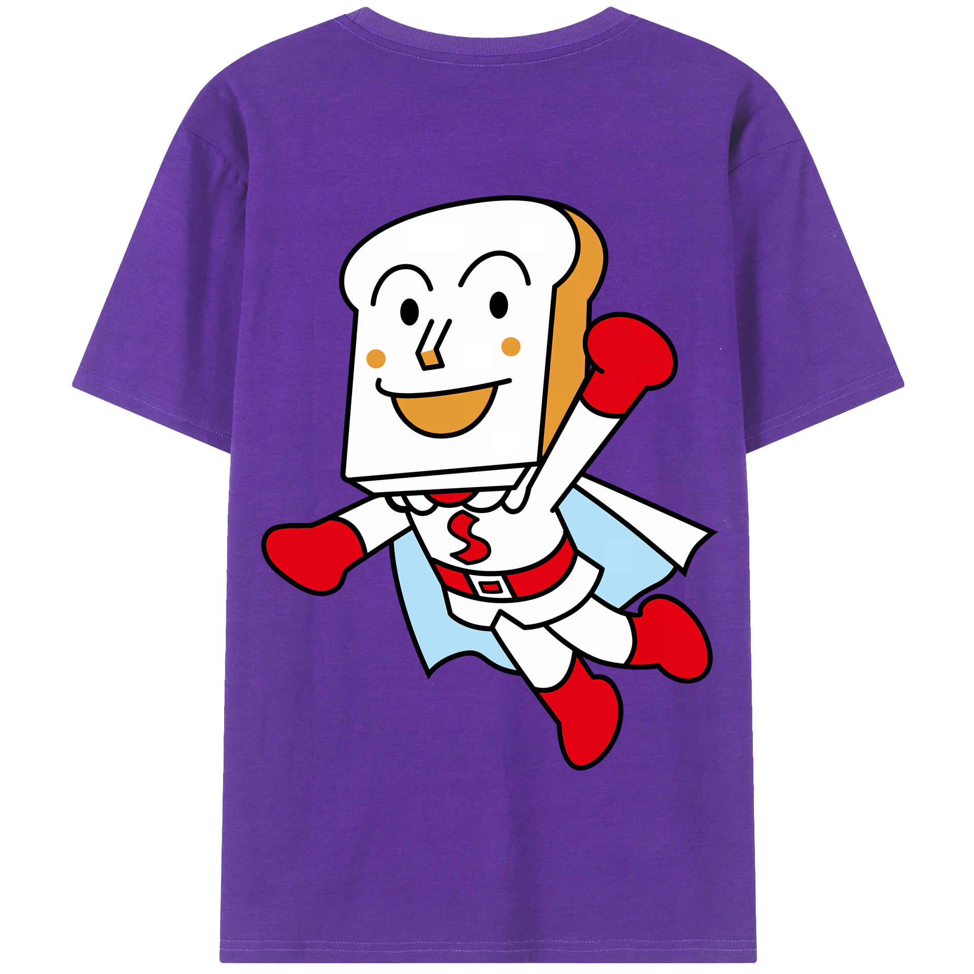 （画像用） アンパンマン Anpanman 綿100％半袖Tシャツ（背面プリント）