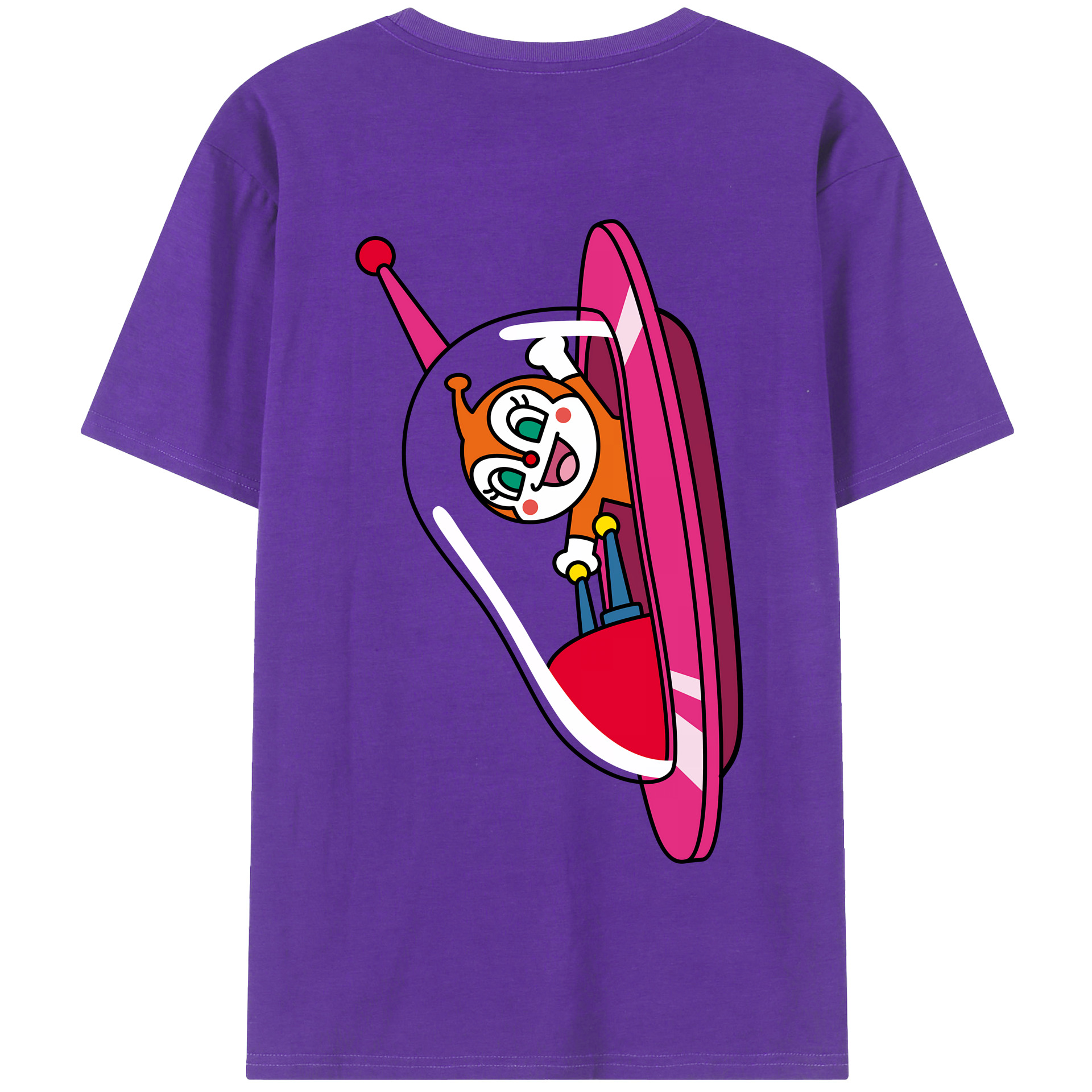 （画像用） アンパンマン Anpanman 綿100％半袖Tシャツ（背面プリント）