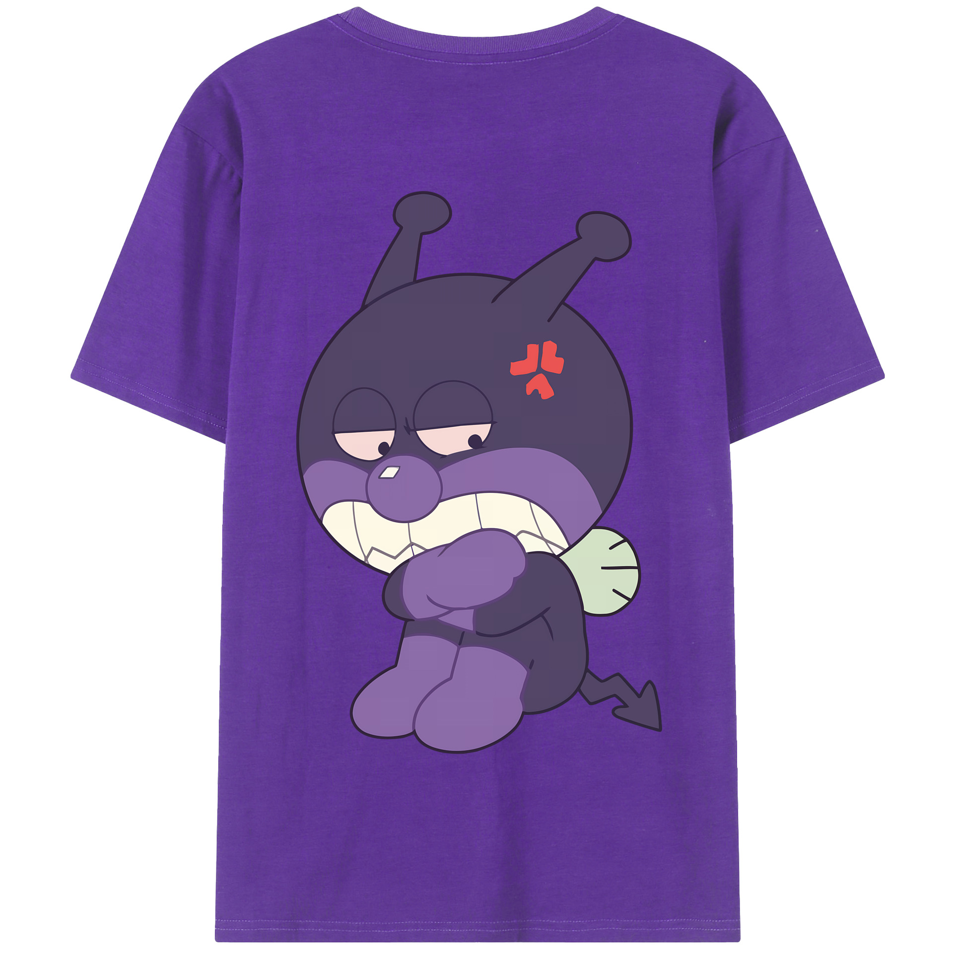 （画像用） アンパンマン Anpanman 綿100％半袖Tシャツ（背面プリント）