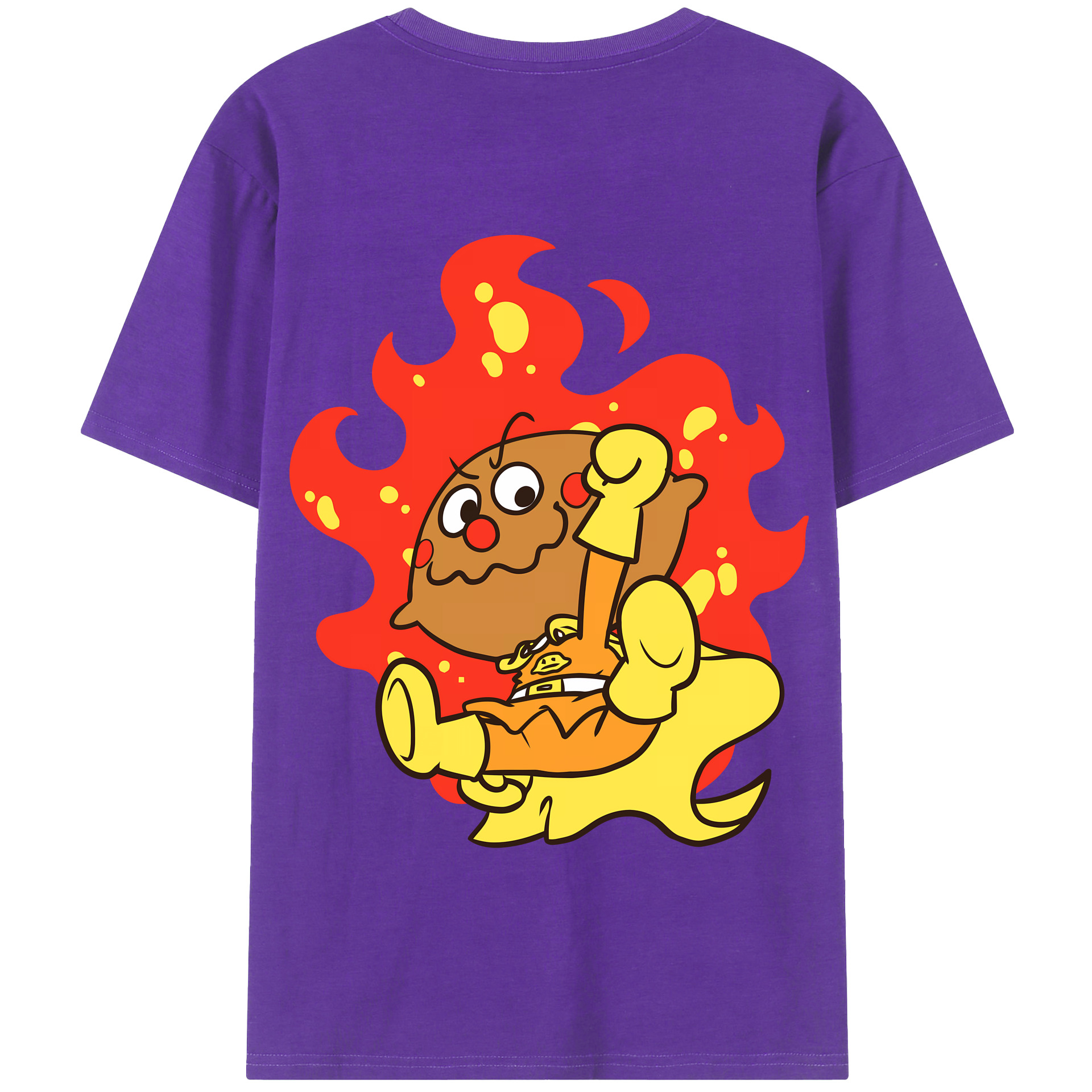 （画像用） アンパンマン Anpanman 綿100％半袖Tシャツ（背面プリント）