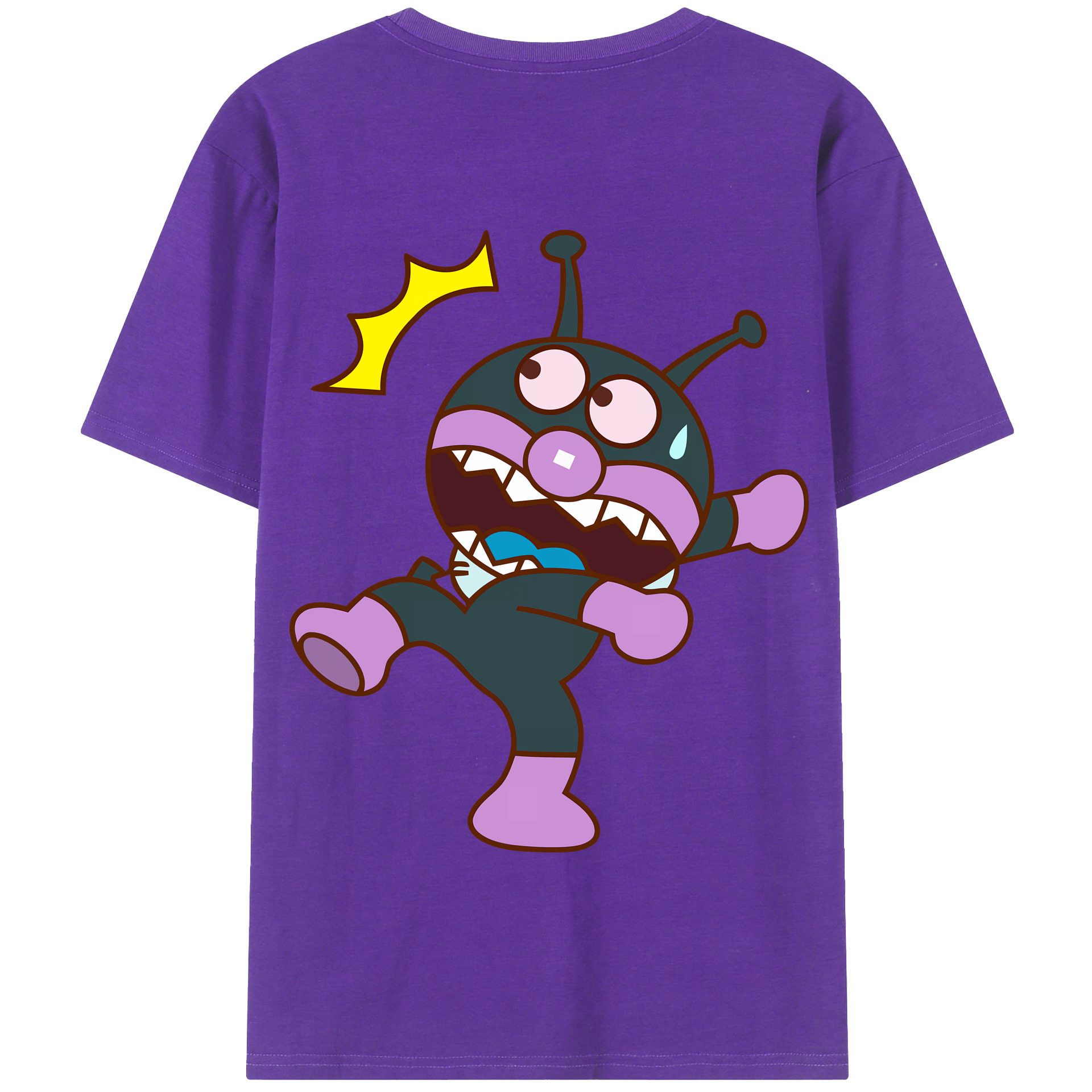 （画像用） アンパンマン Anpanman 綿100％半袖Tシャツ（背面プリント）