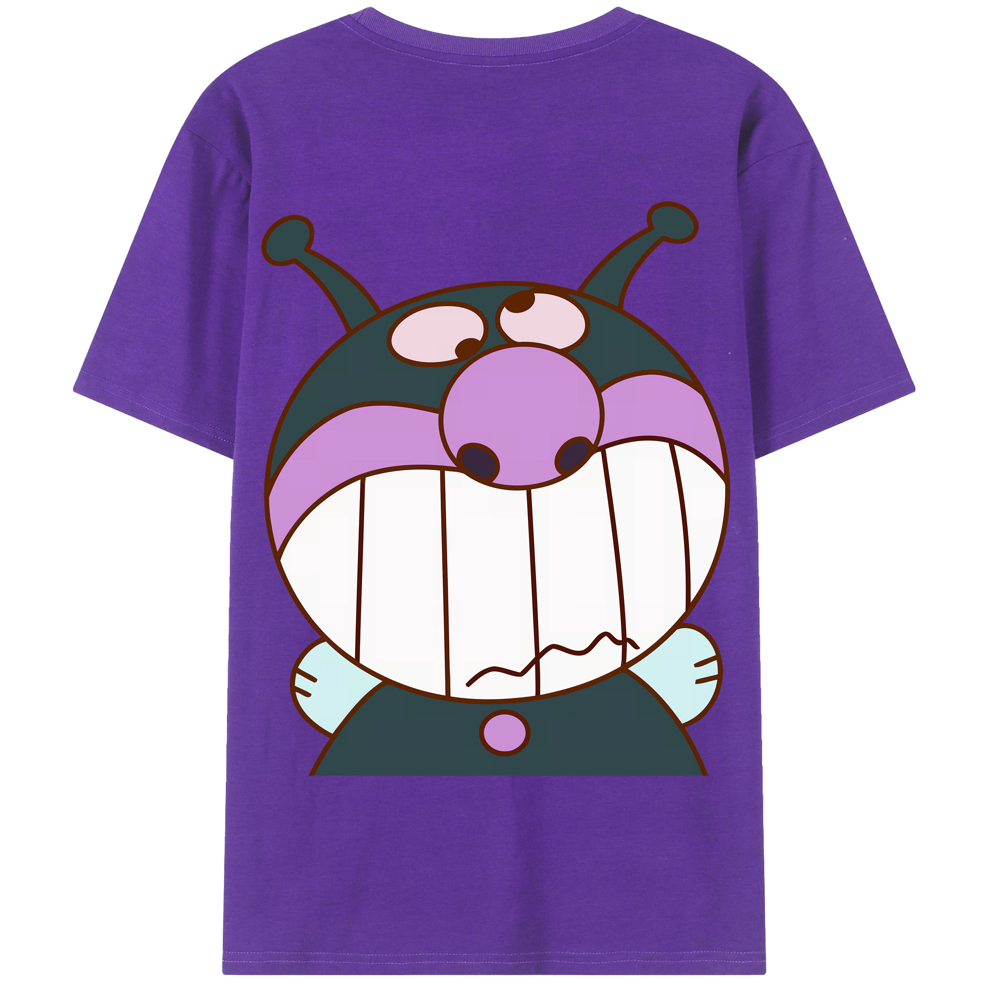 （画像用） アンパンマン Anpanman 綿100％半袖Tシャツ（背面プリント）
