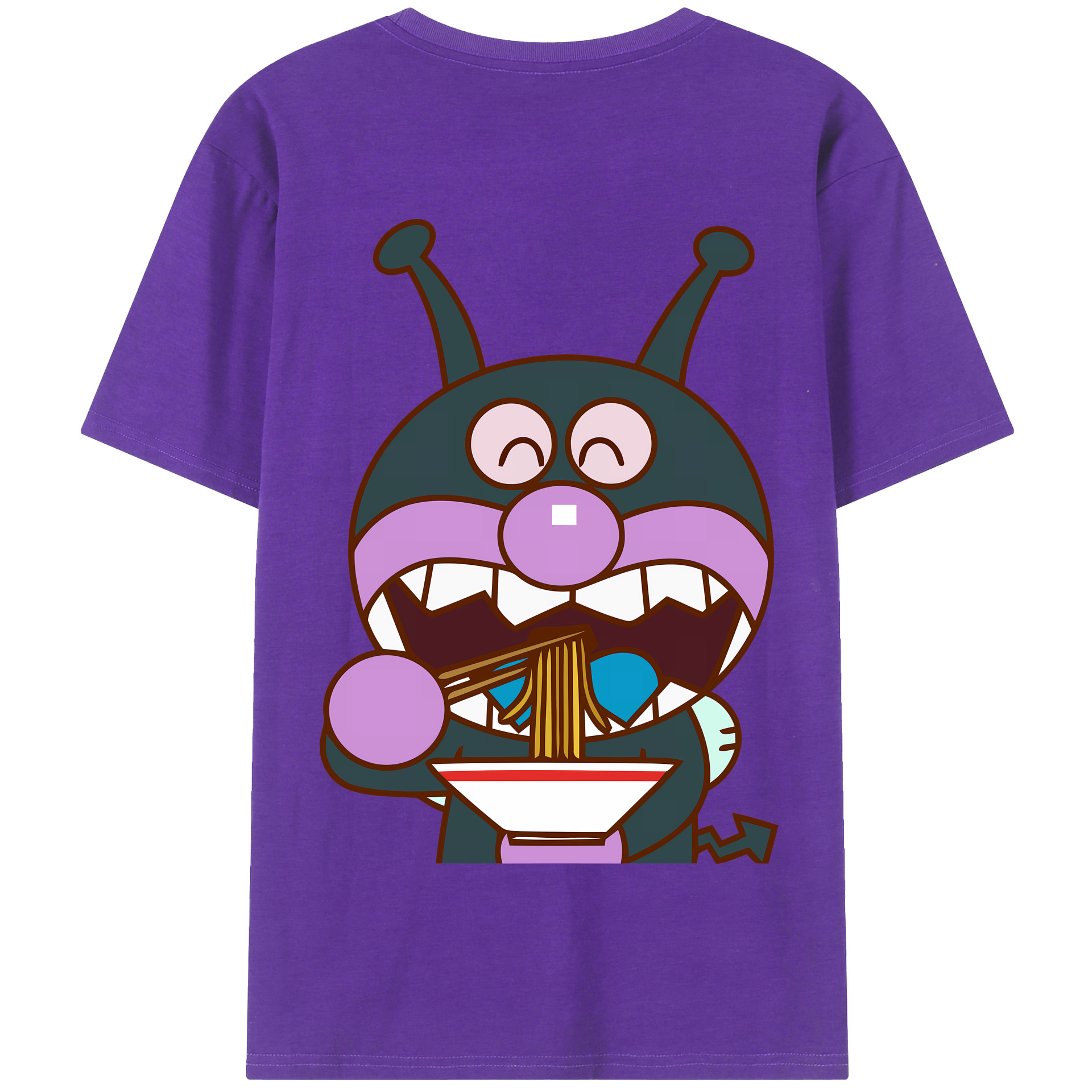 （画像用） アンパンマン Anpanman 綿100％半袖Tシャツ（背面プリント）