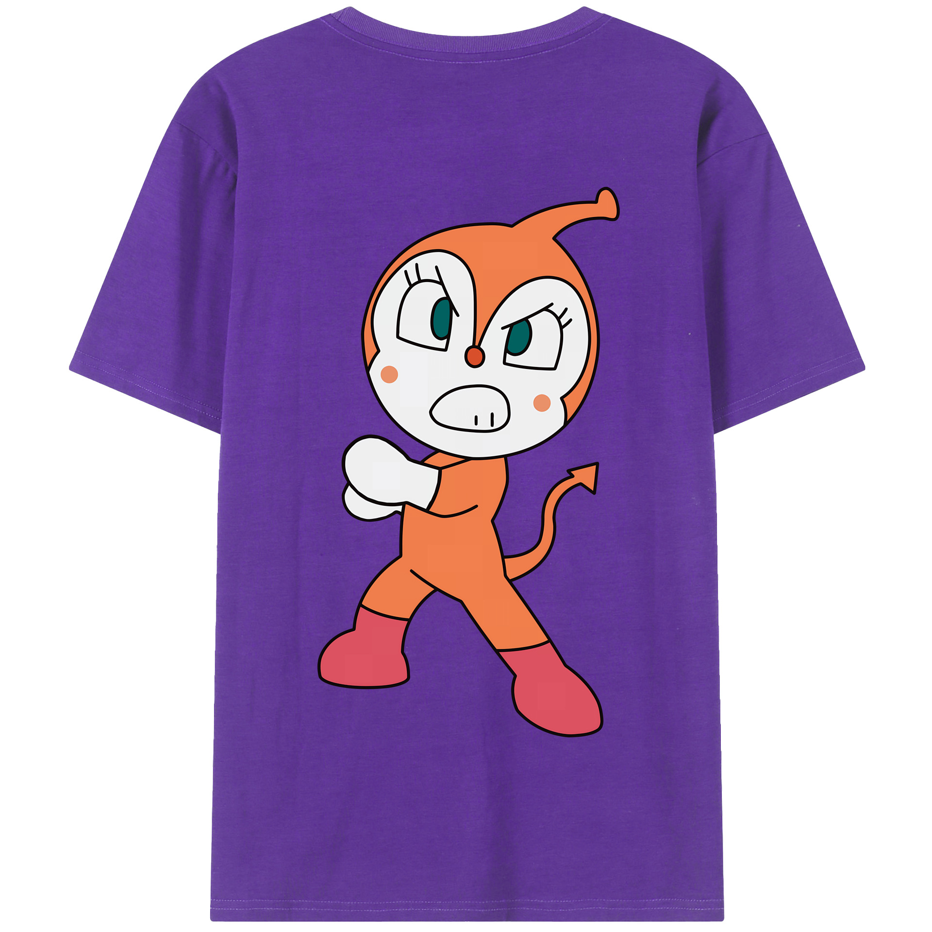 （画像用） アンパンマン Anpanman 綿100％半袖Tシャツ（背面プリント）