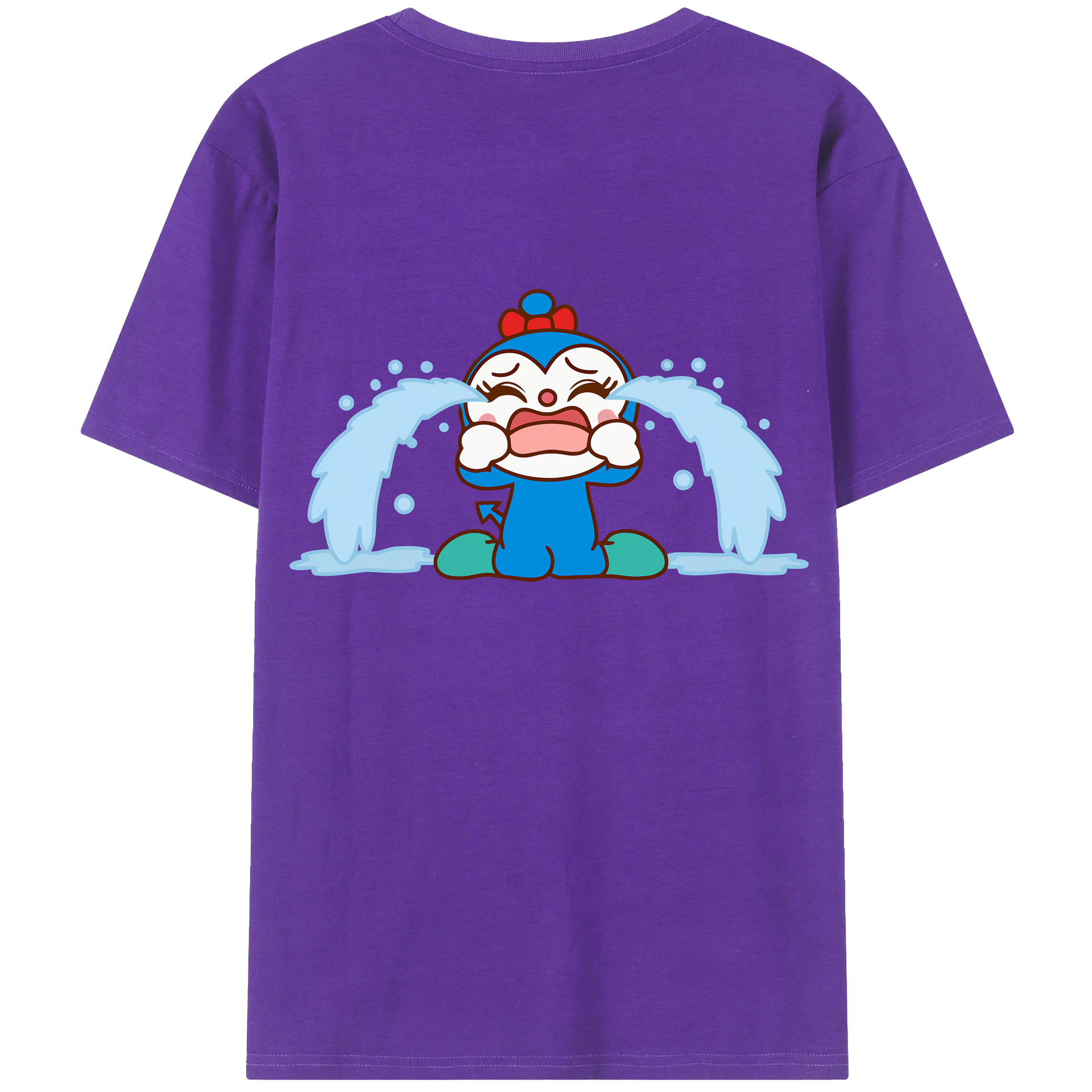 （画像用） アンパンマン Anpanman 綿100％半袖Tシャツ（背面プリント）