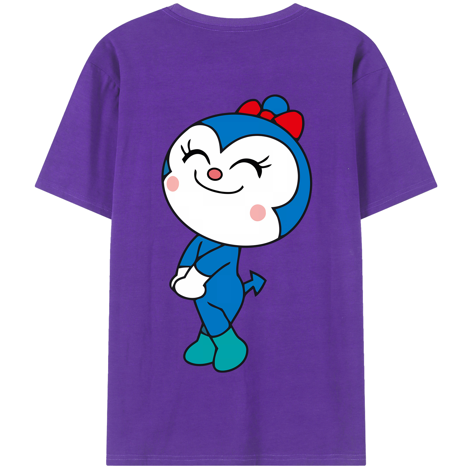 （画像用） アンパンマン Anpanman 綿100％半袖Tシャツ（背面プリント）