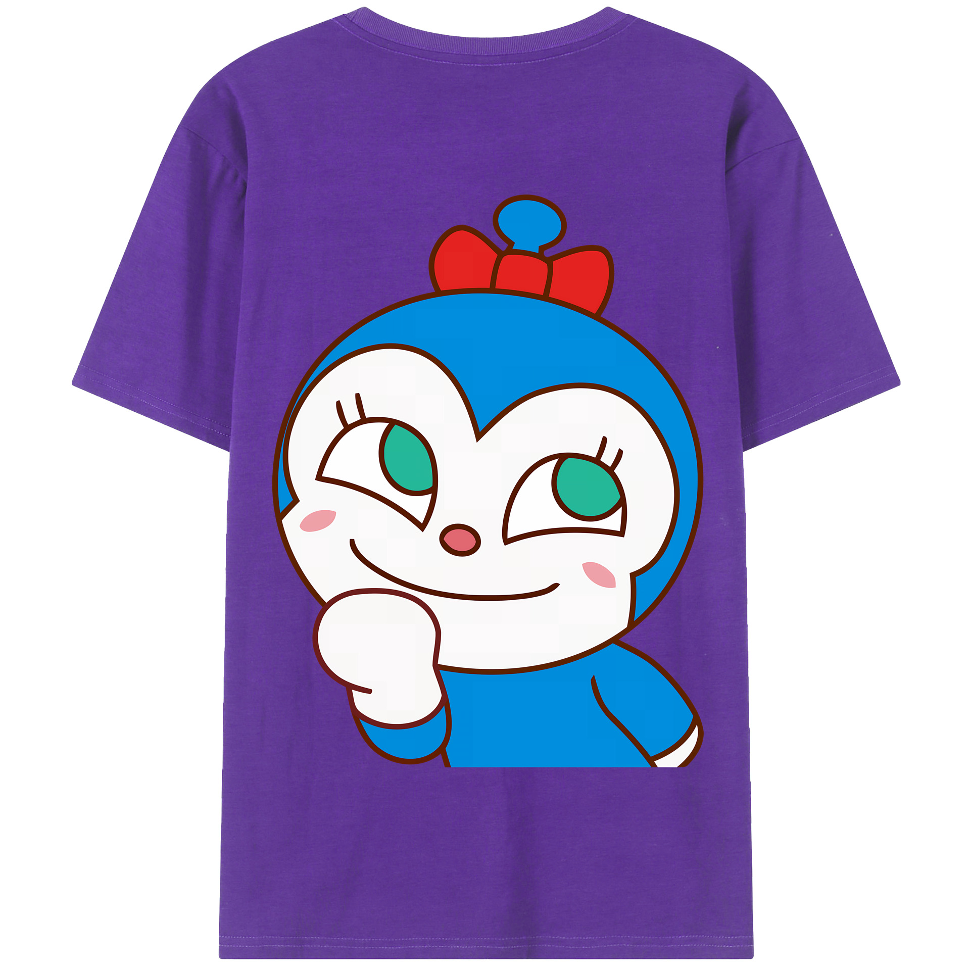 （画像用） アンパンマン Anpanman 綿100％半袖Tシャツ（背面プリント）