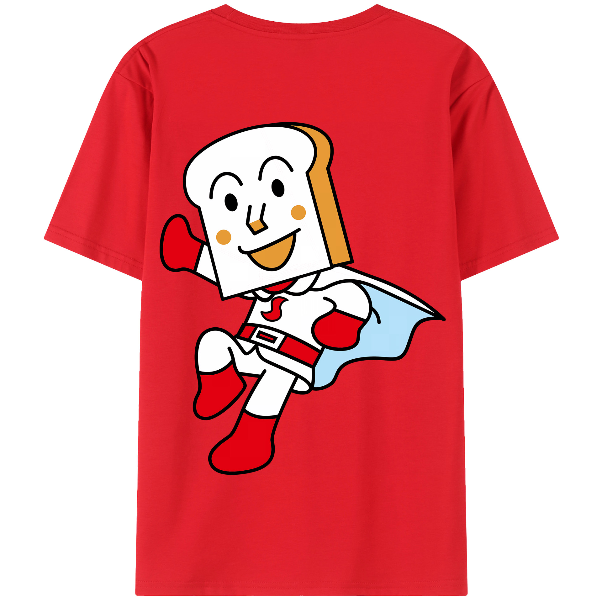 （画像用） アンパンマン Anpanman 綿100％半袖Tシャツ（背面プリント）