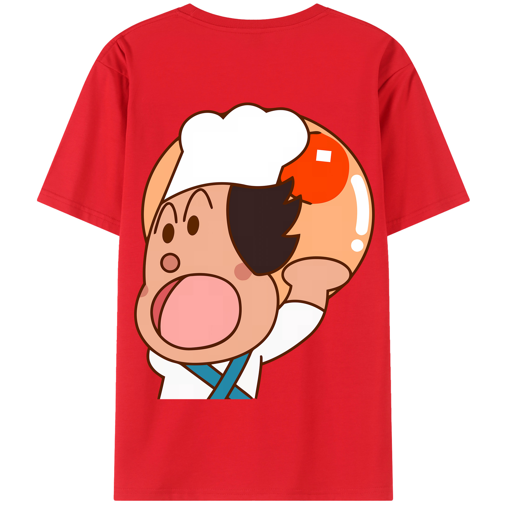 （画像用） アンパンマン Anpanman 綿100％半袖Tシャツ（背面プリント）