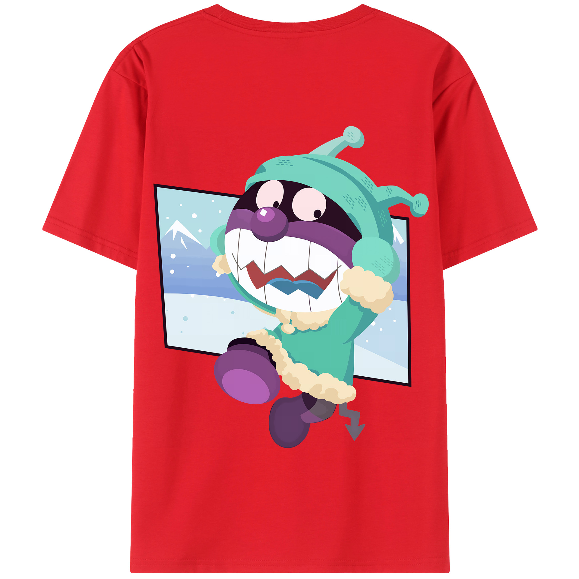 （画像用） アンパンマン Anpanman 綿100％半袖Tシャツ（背面プリント）