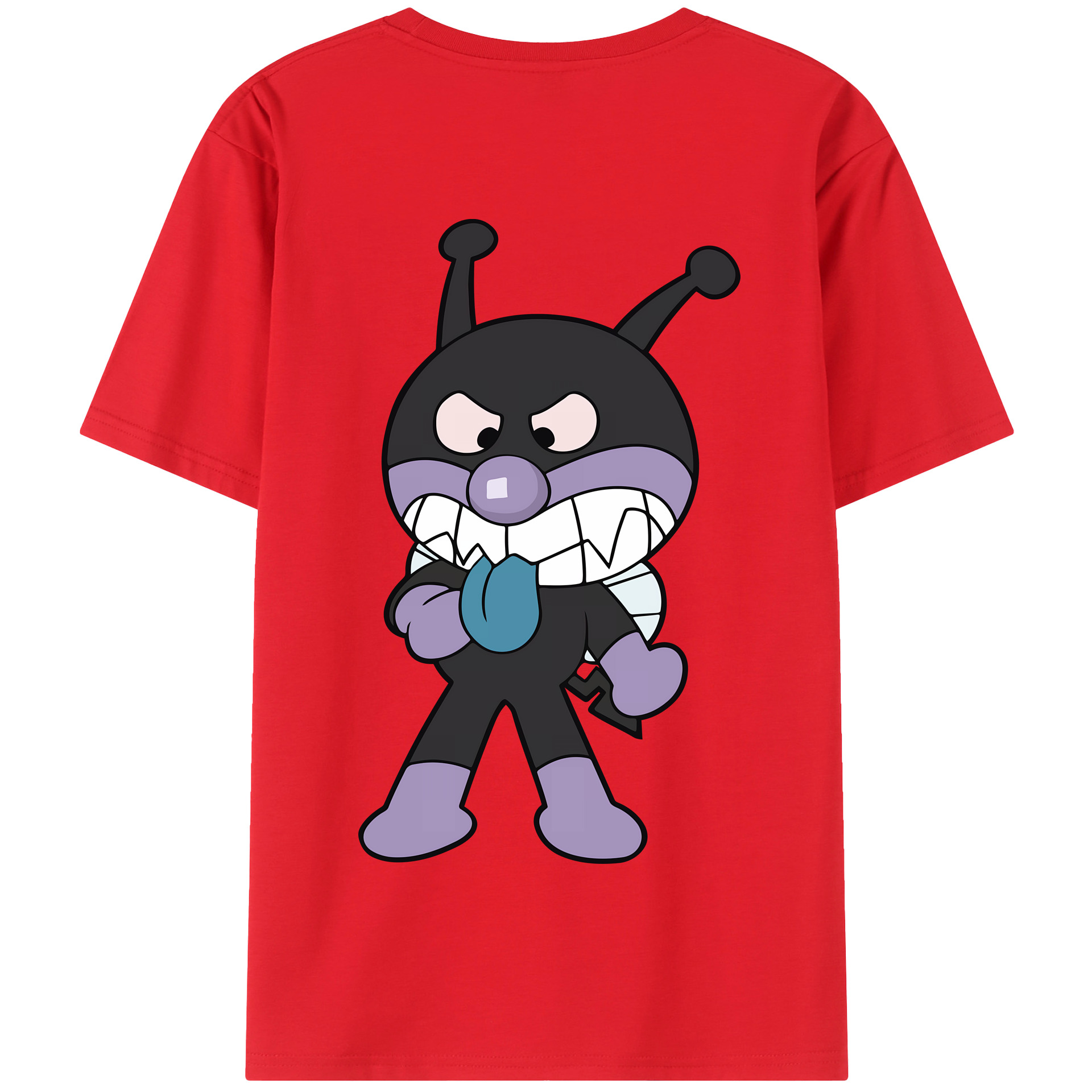 （画像用） アンパンマン Anpanman 綿100％半袖Tシャツ（背面プリント）