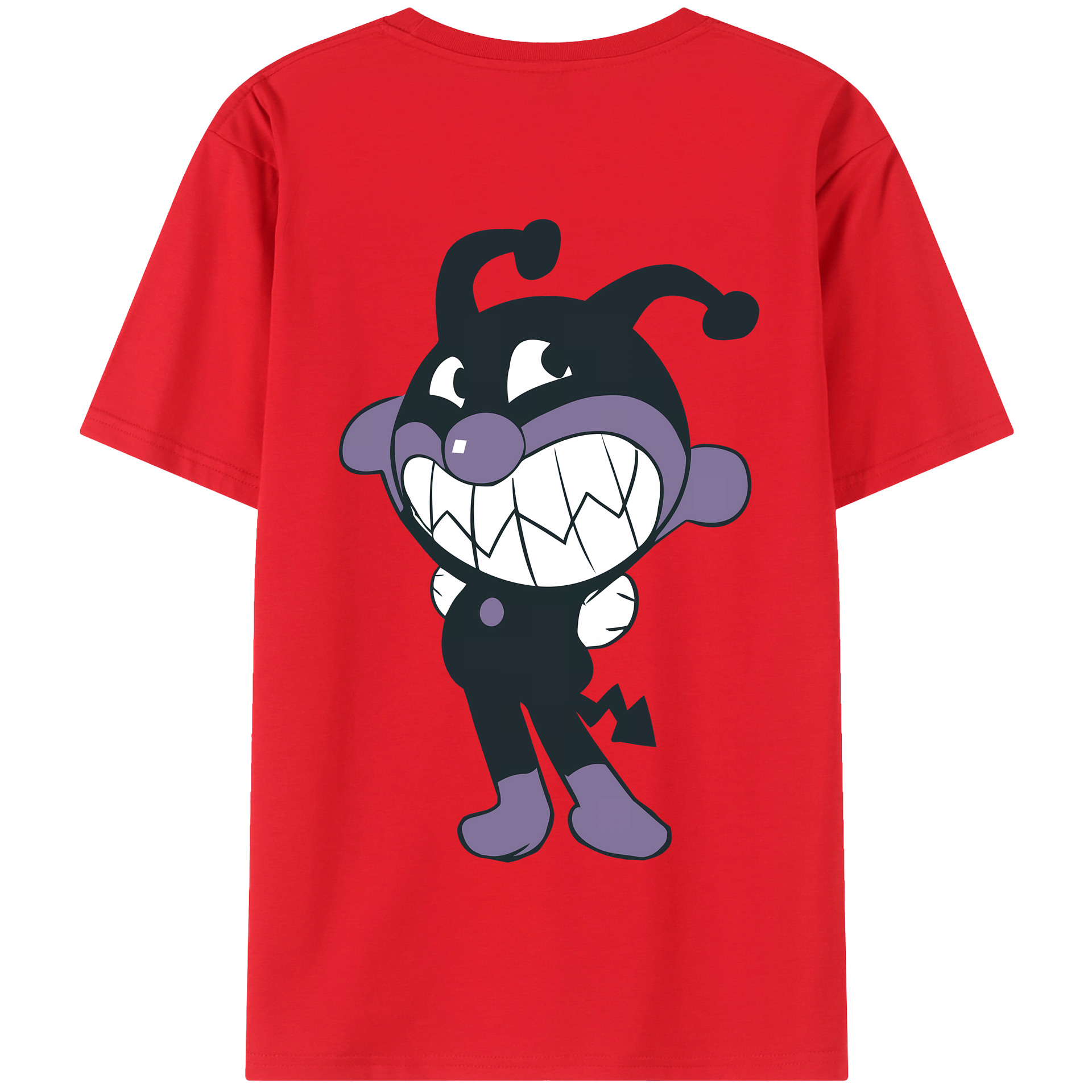 （画像用） アンパンマン Anpanman 綿100％半袖Tシャツ（背面プリント）