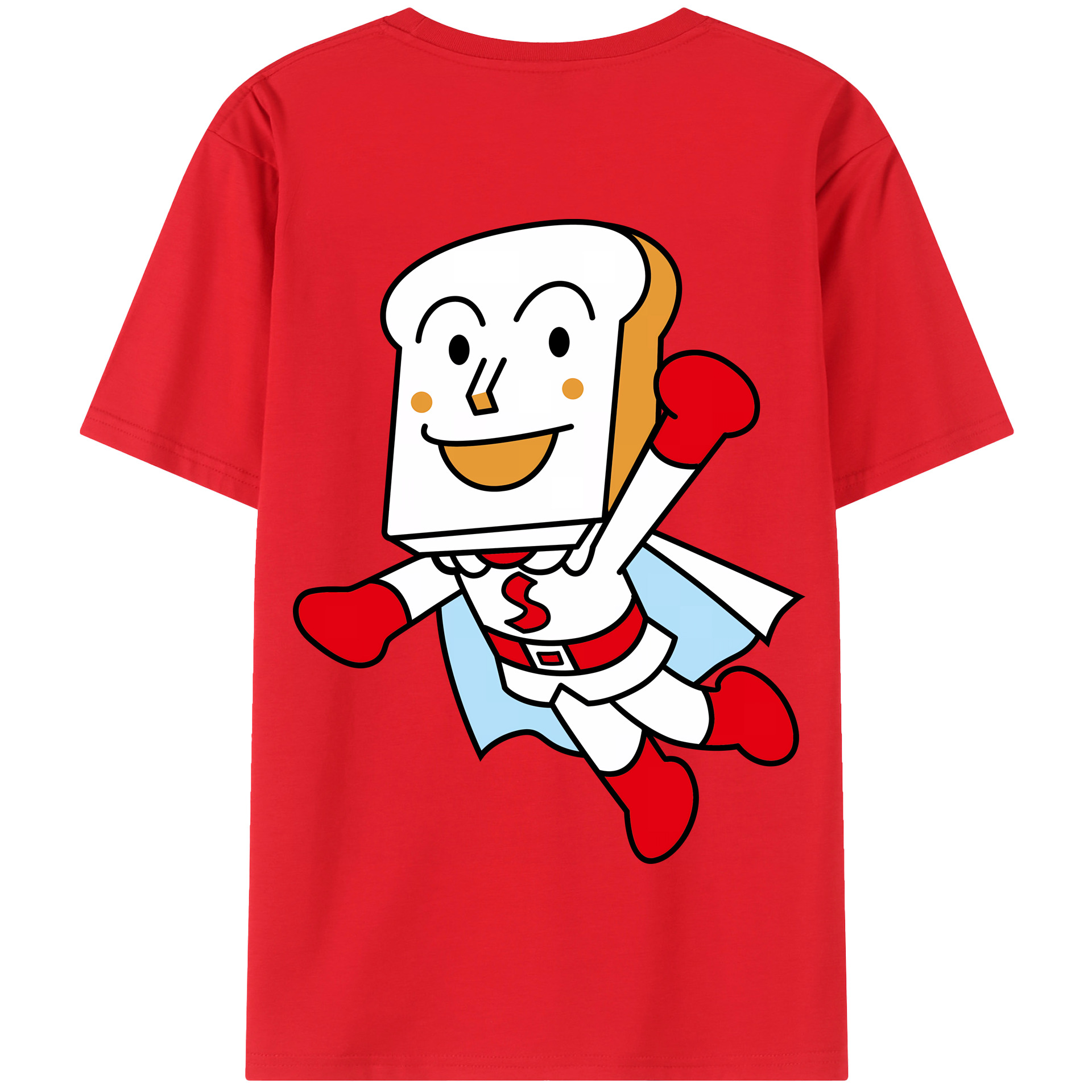 （画像用） アンパンマン Anpanman 綿100％半袖Tシャツ（背面プリント）