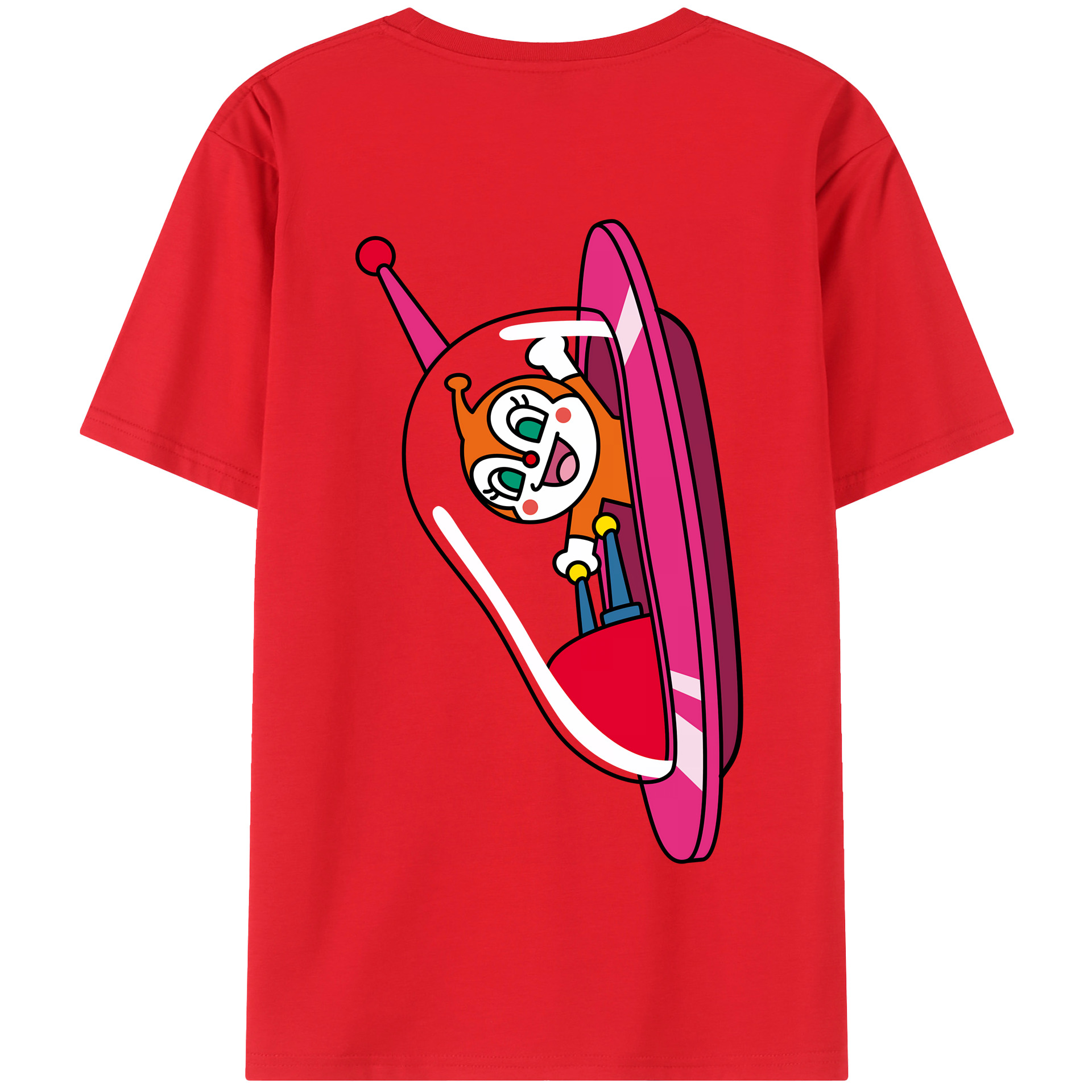 （画像用） アンパンマン Anpanman 綿100％半袖Tシャツ（背面プリント）