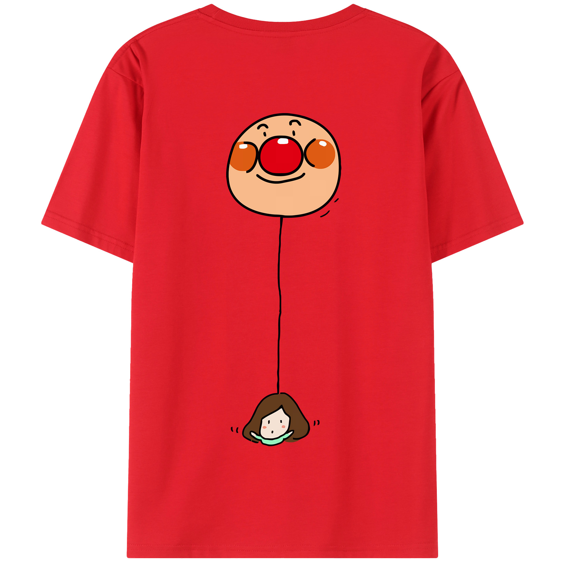 （画像用） アンパンマン Anpanman 綿100％半袖Tシャツ（背面プリント）