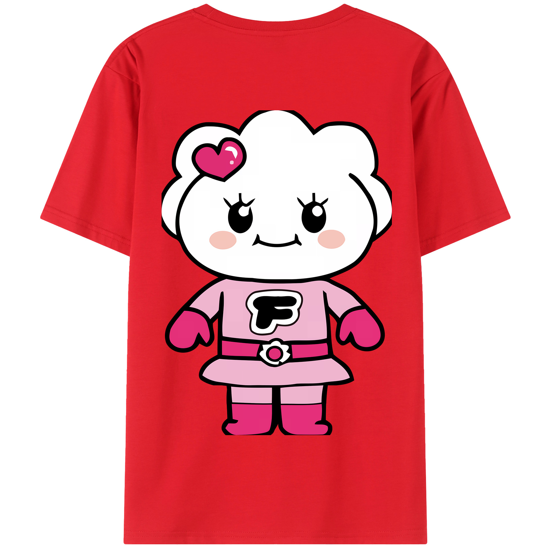 （画像用） アンパンマン Anpanman 綿100％半袖Tシャツ（背面プリント）