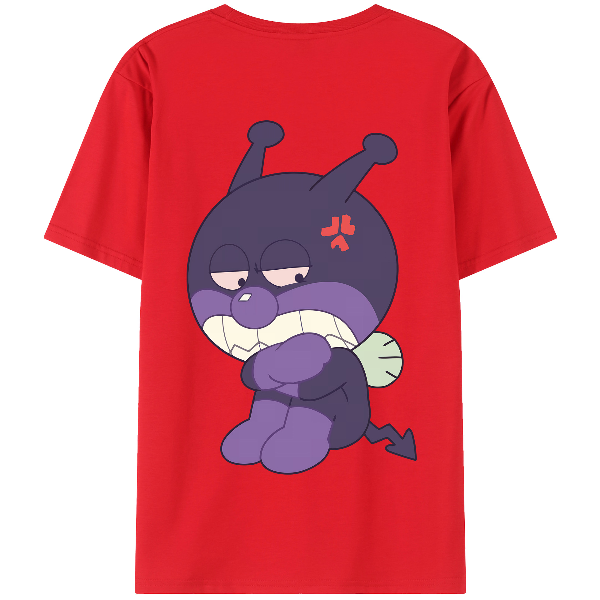 （画像用） アンパンマン Anpanman 綿100％半袖Tシャツ（背面プリント）