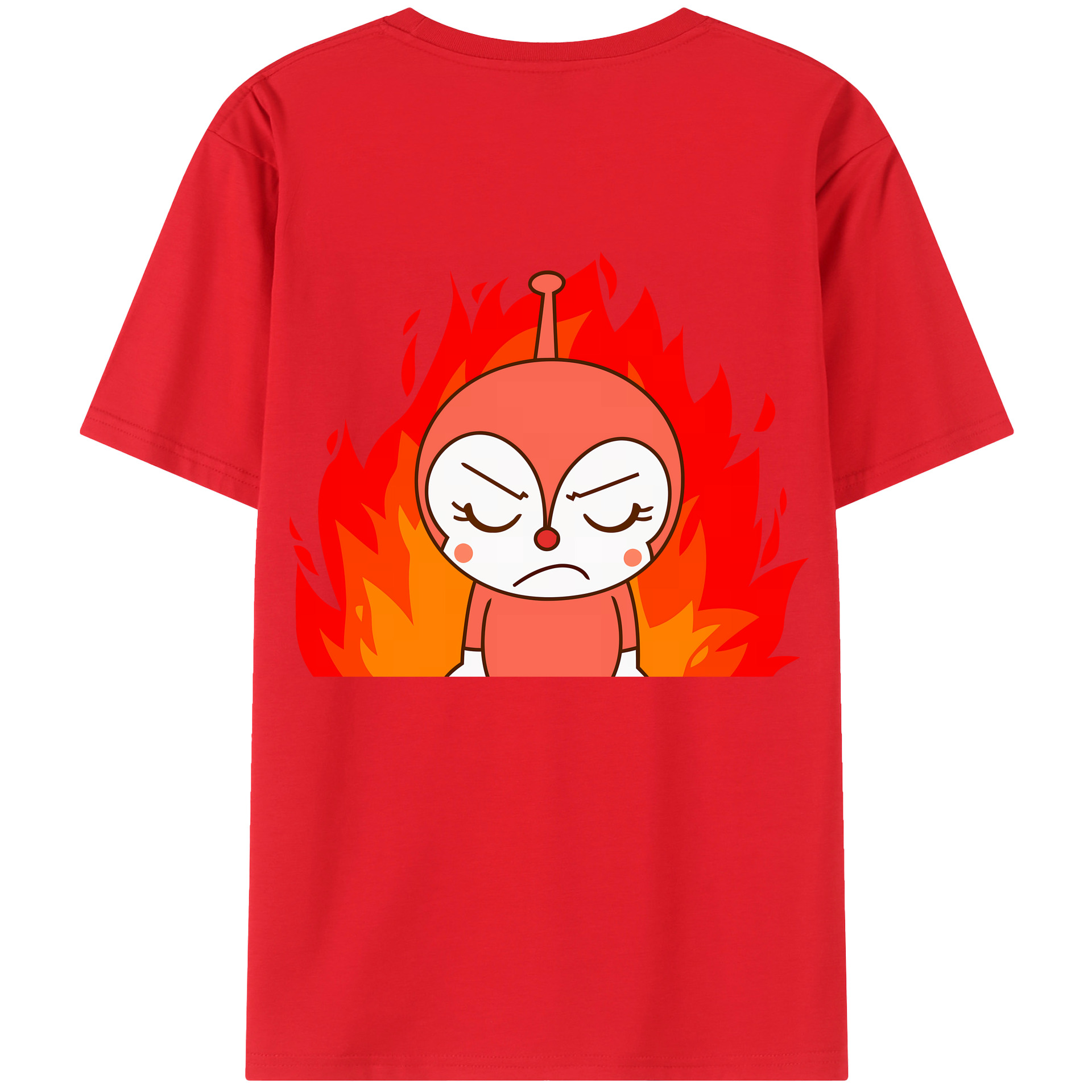 （画像用） アンパンマン Anpanman 綿100％半袖Tシャツ（背面プリント）