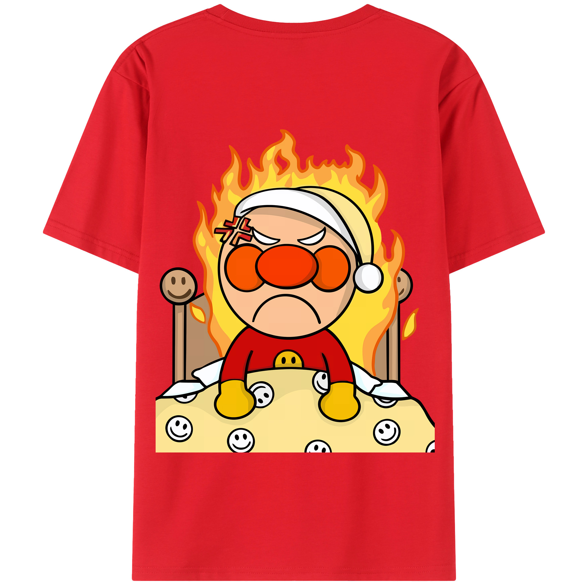 （画像用） アンパンマン Anpanman 綿100％半袖Tシャツ（背面プリント）