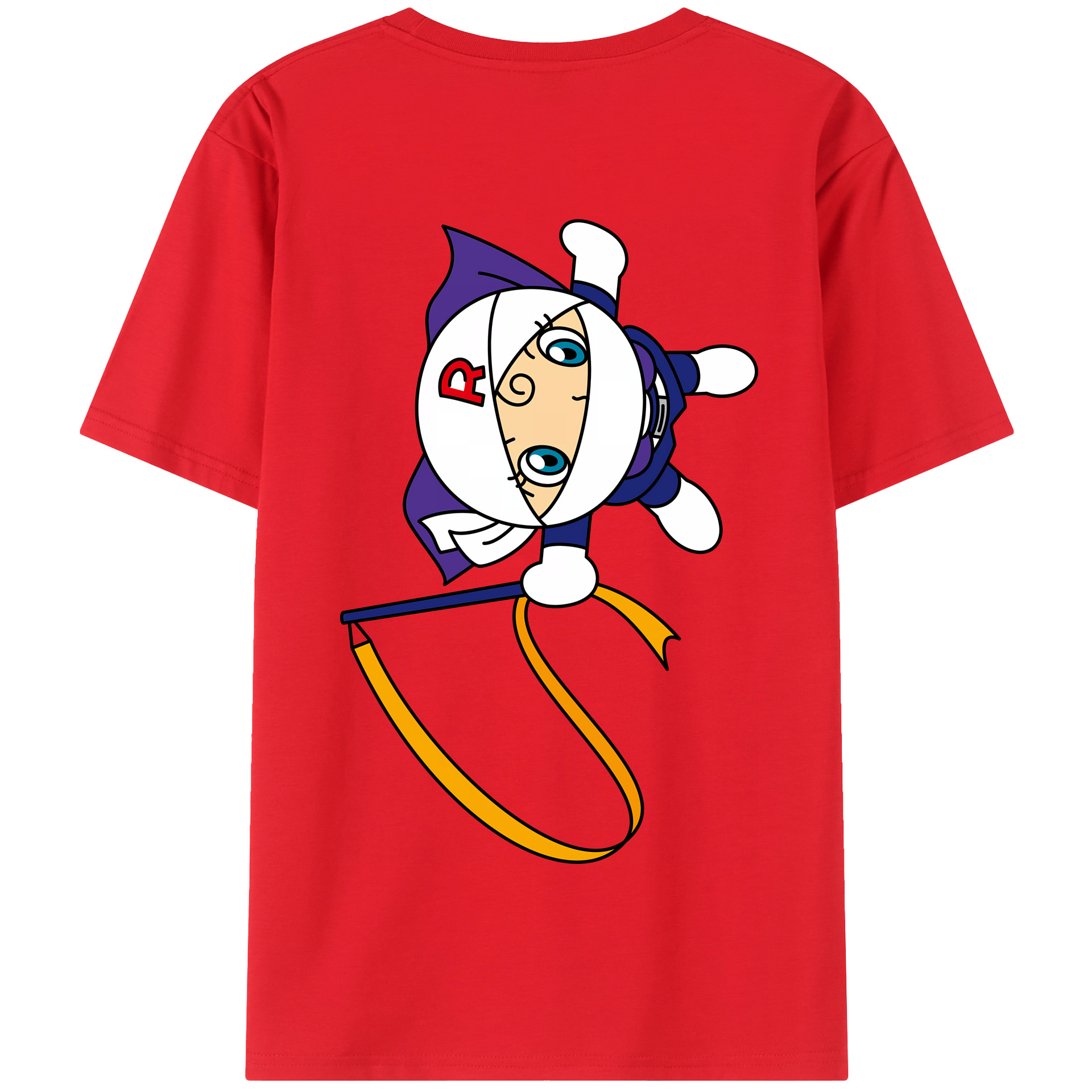 （画像用） アンパンマン Anpanman 綿100％半袖Tシャツ（背面プリント）