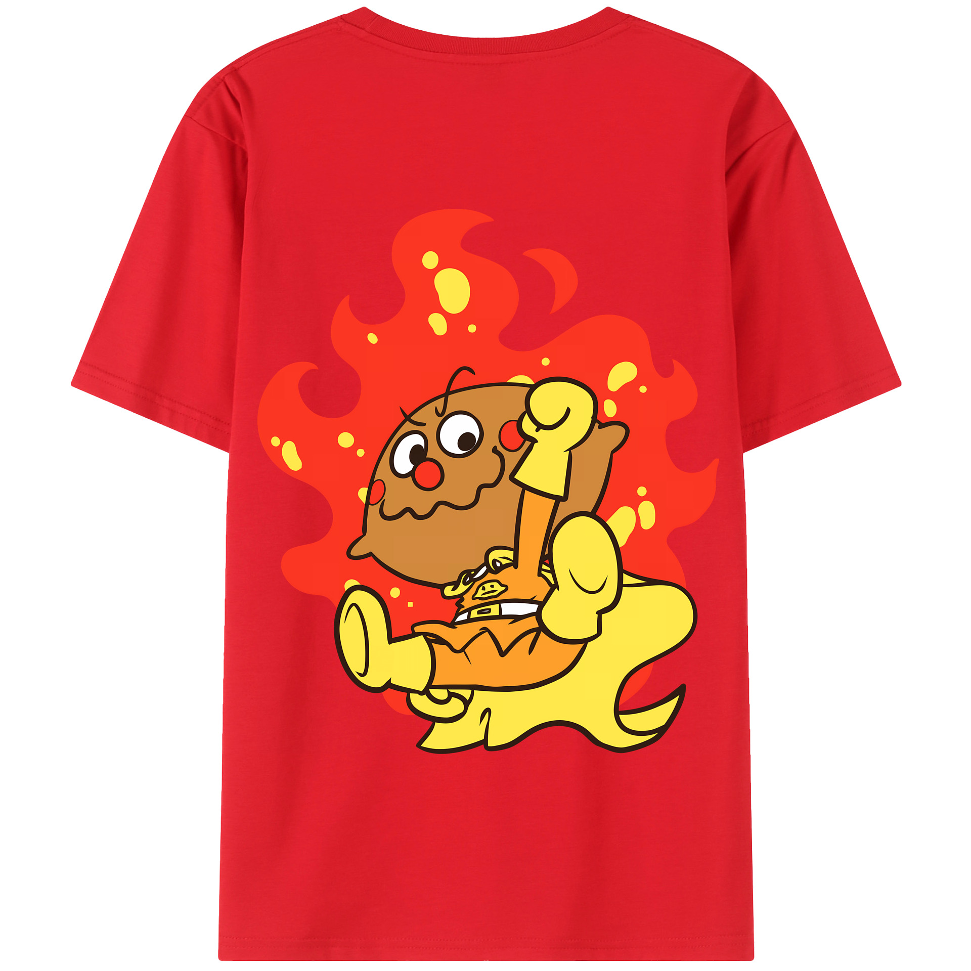 （画像用） アンパンマン Anpanman 綿100％半袖Tシャツ（背面プリント）