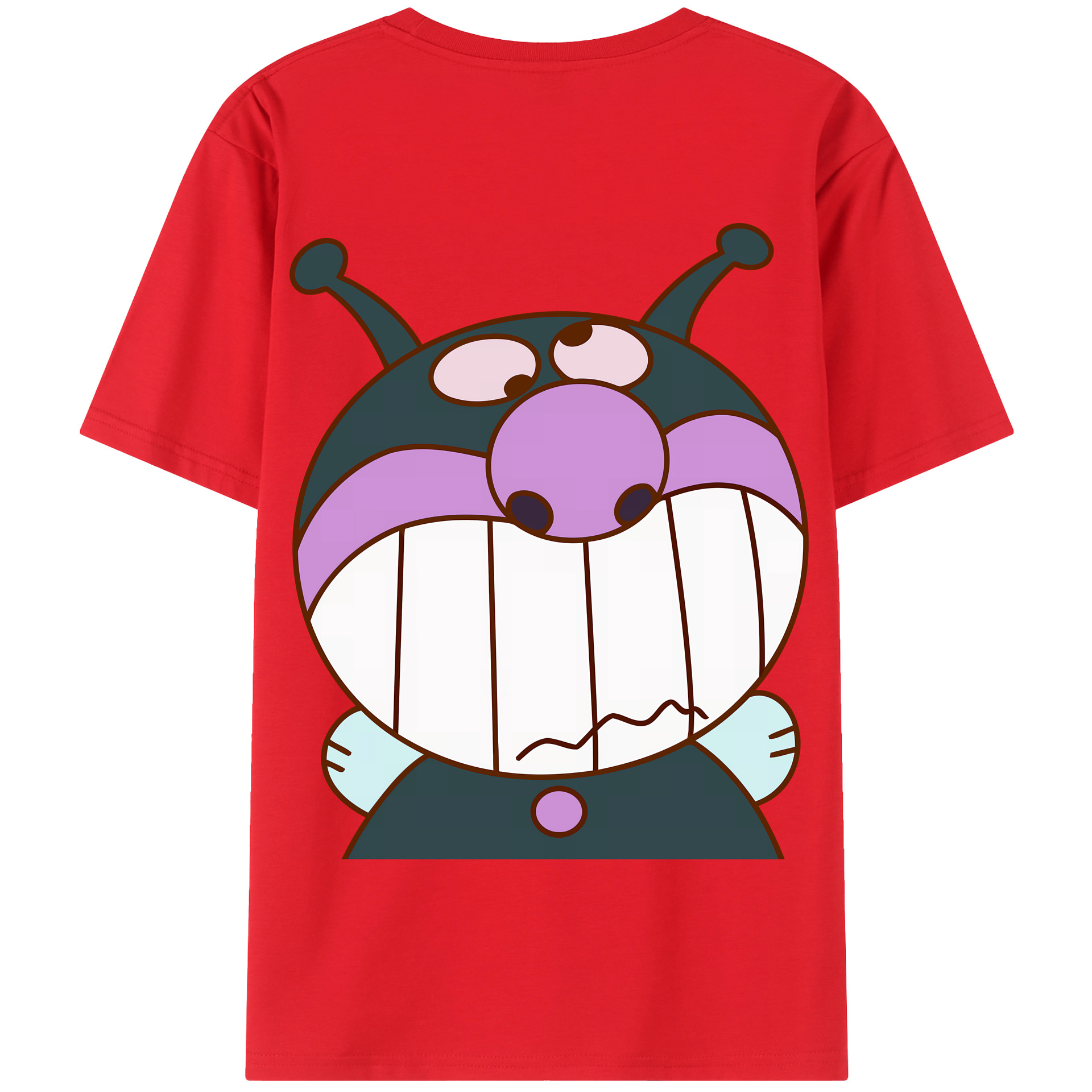 （画像用） アンパンマン Anpanman 綿100％半袖Tシャツ（背面プリント）