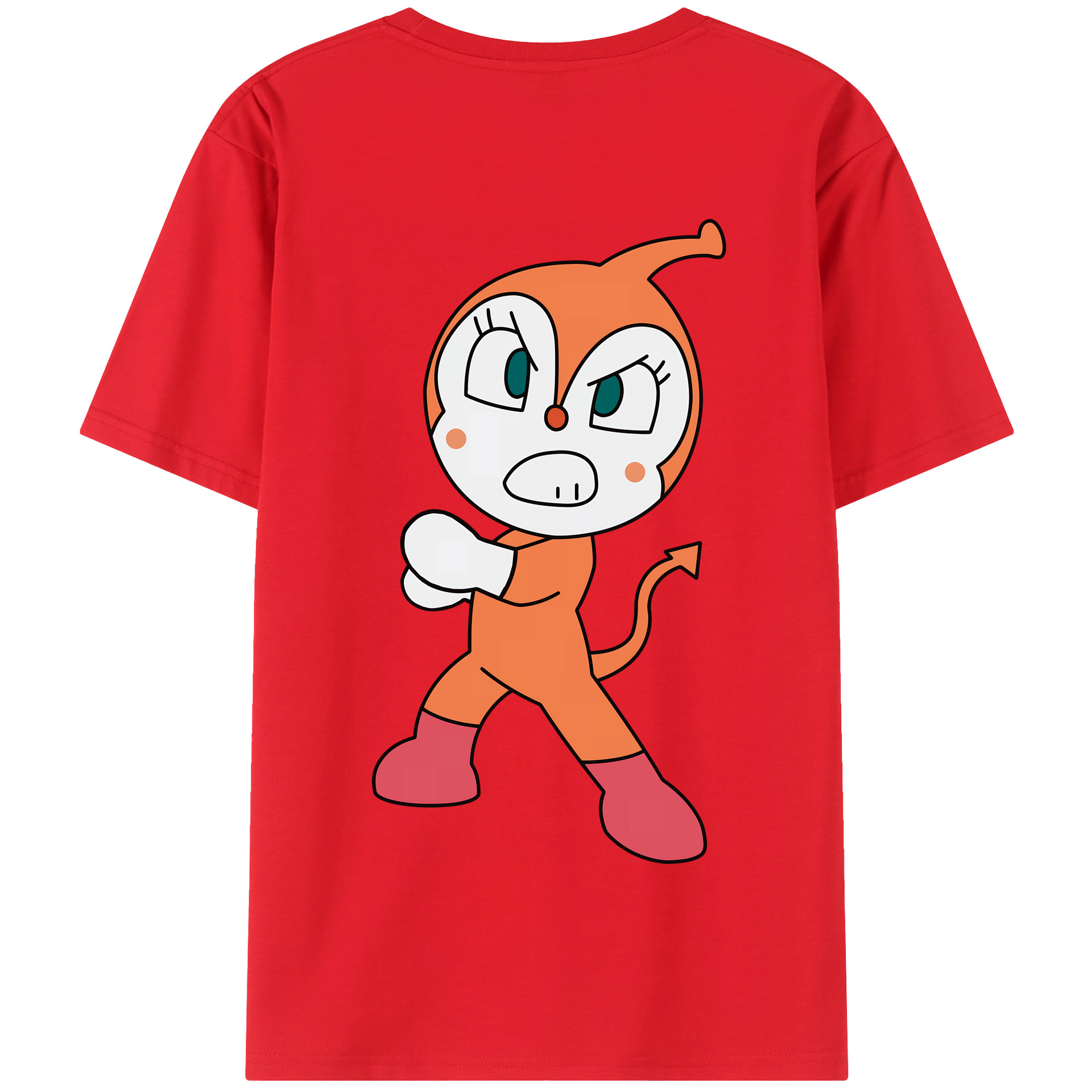 （画像用） アンパンマン Anpanman 綿100％半袖Tシャツ（背面プリント）