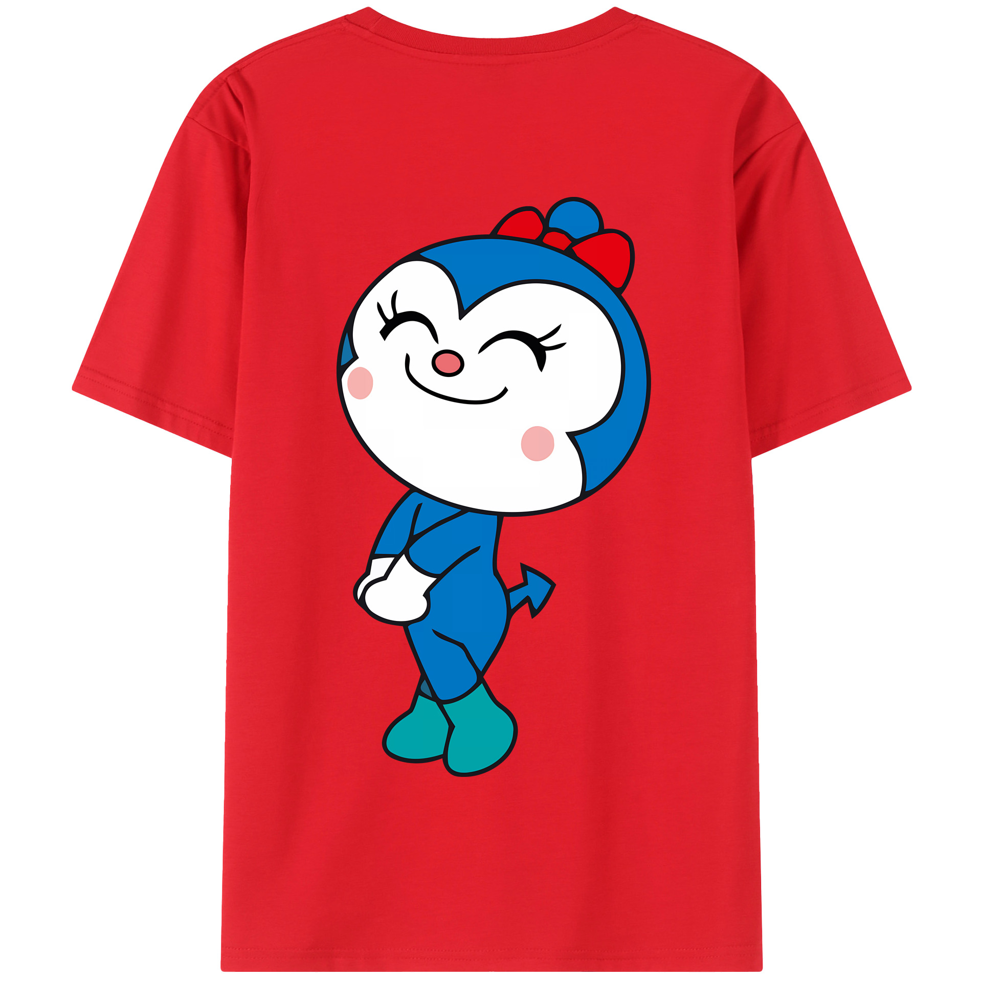 （画像用） アンパンマン Anpanman 綿100％半袖Tシャツ（背面プリント）